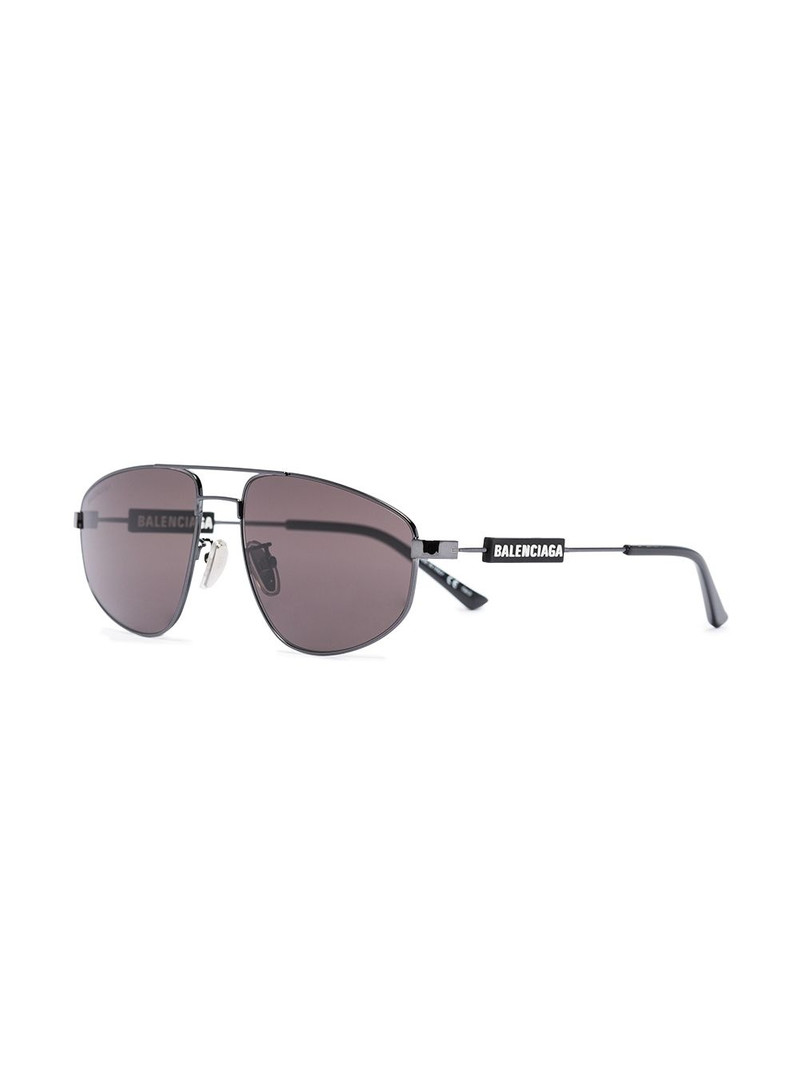 double-bridge pilot-frame sunglasses 3