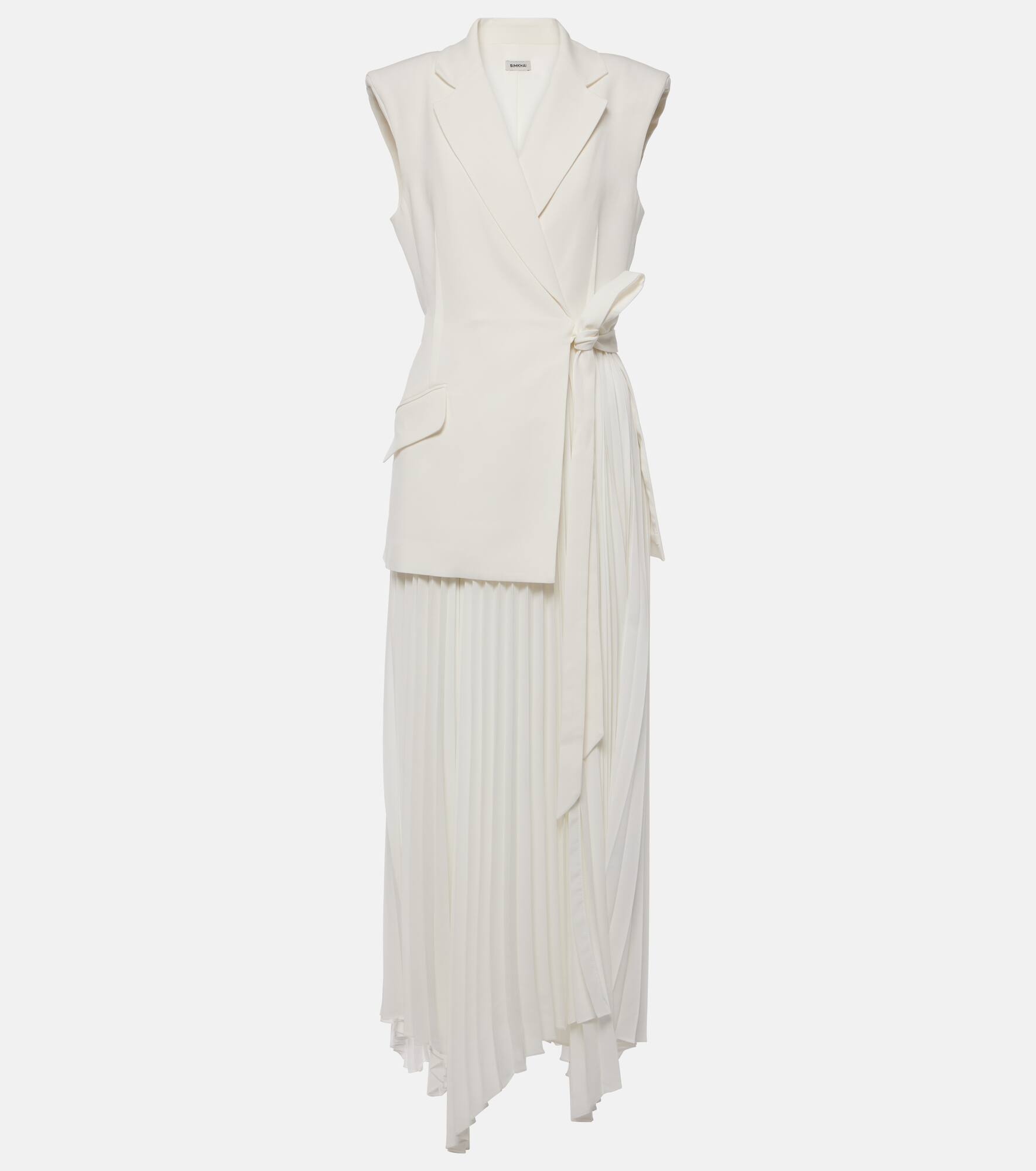 Helena pleated wrap dress - 1