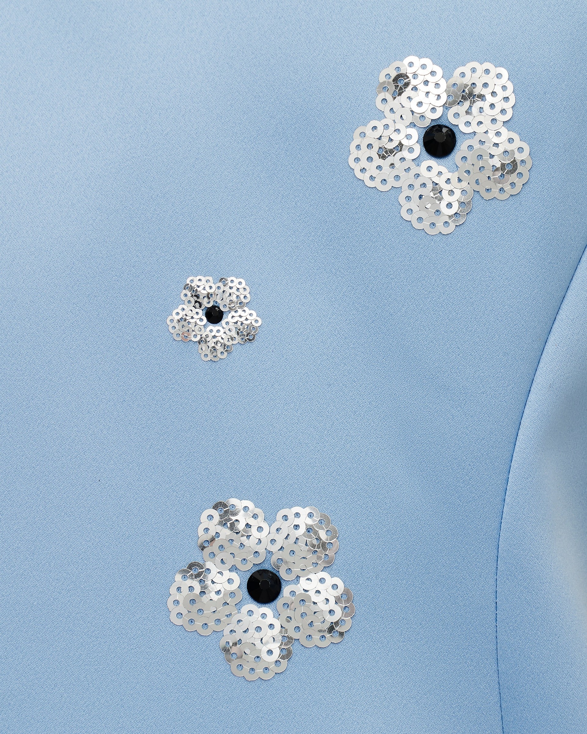SEQUIN DAISY EMBELLISHED DRESS - 6