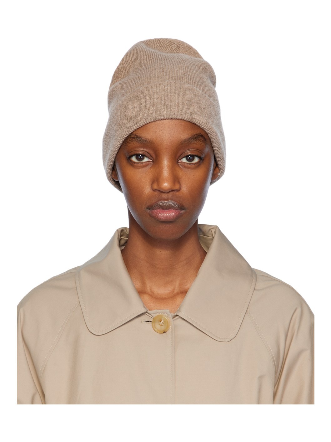 Beige Dindi Beanie - 1