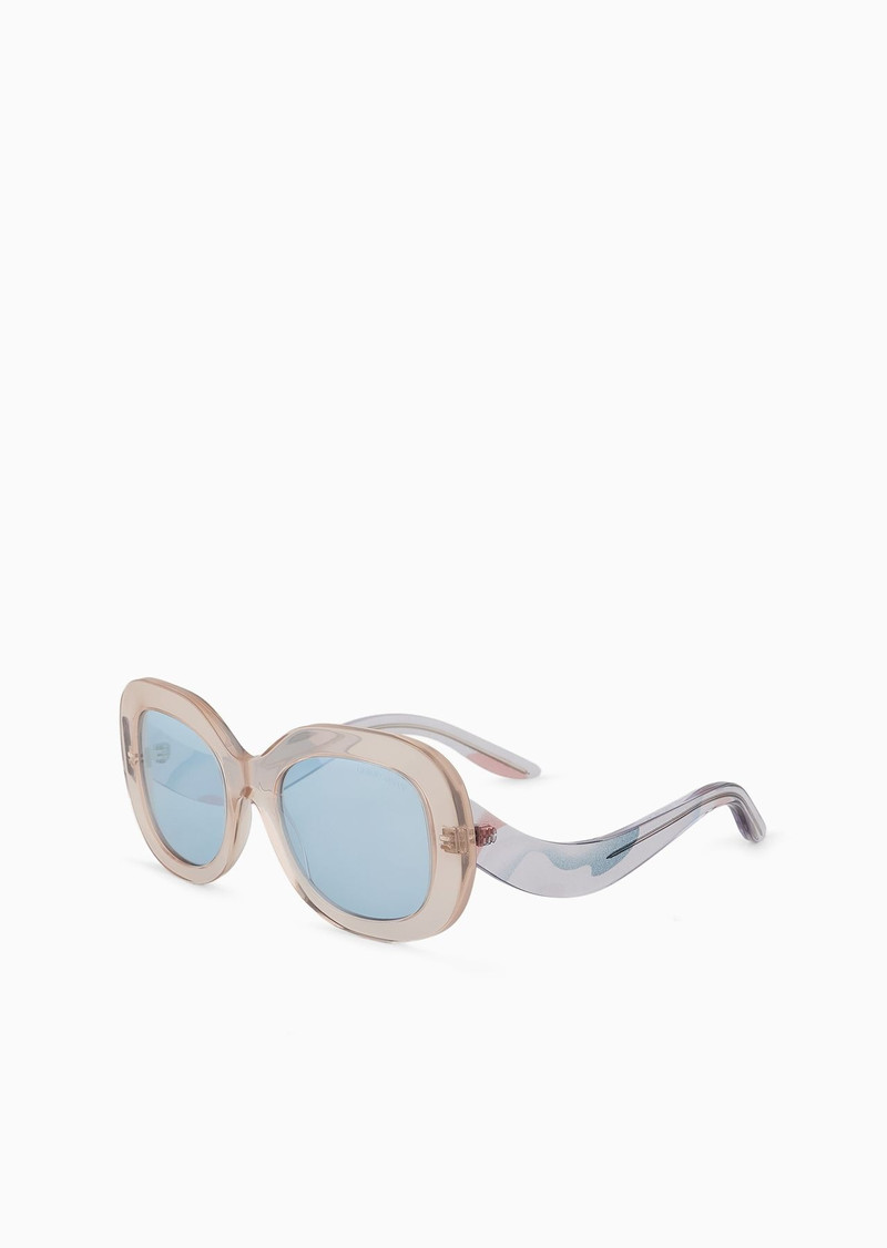 GIORGIO ARMANI Oval women’s sunglasses outlook