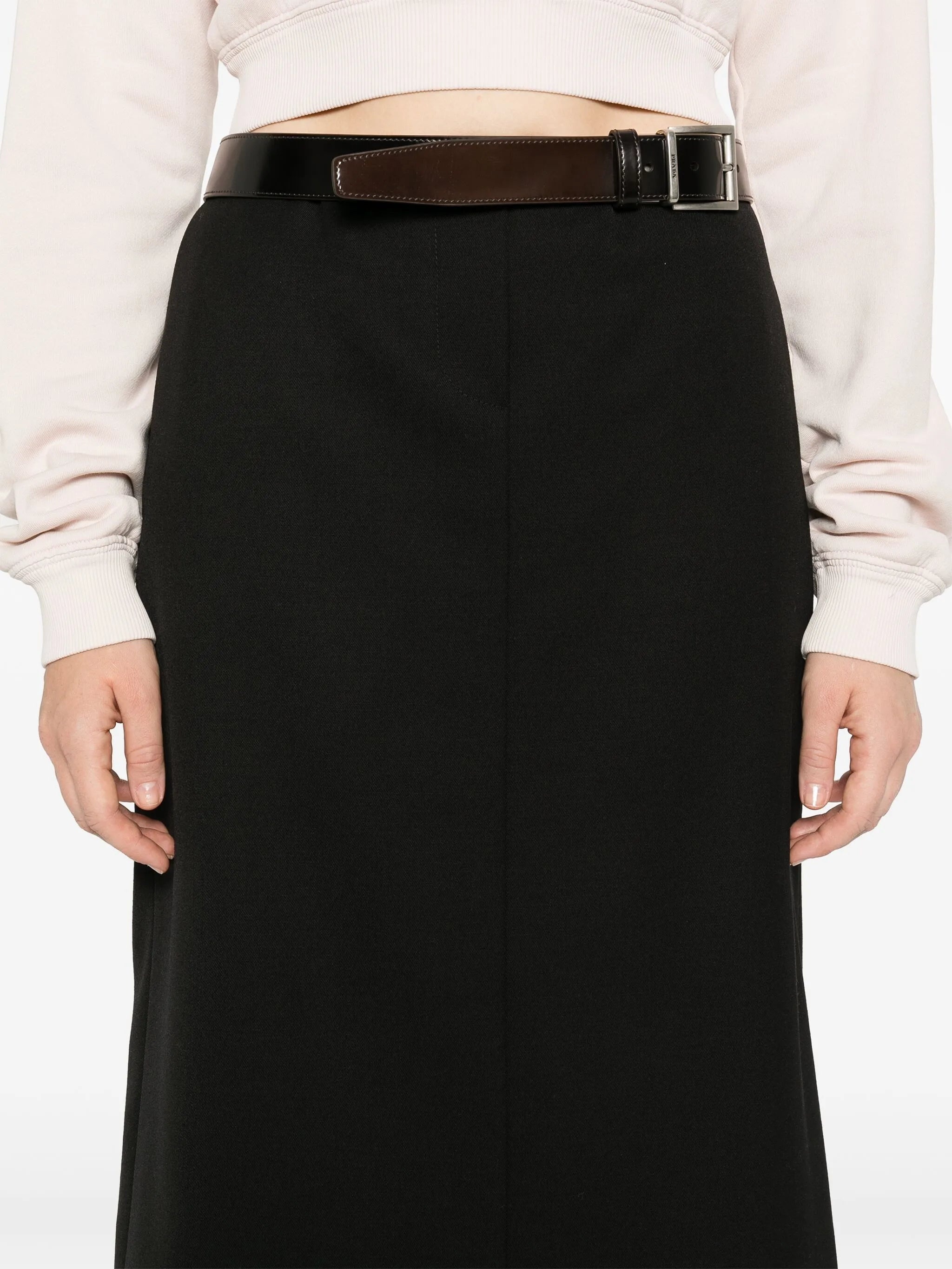 Belted Midi Skirt - 2