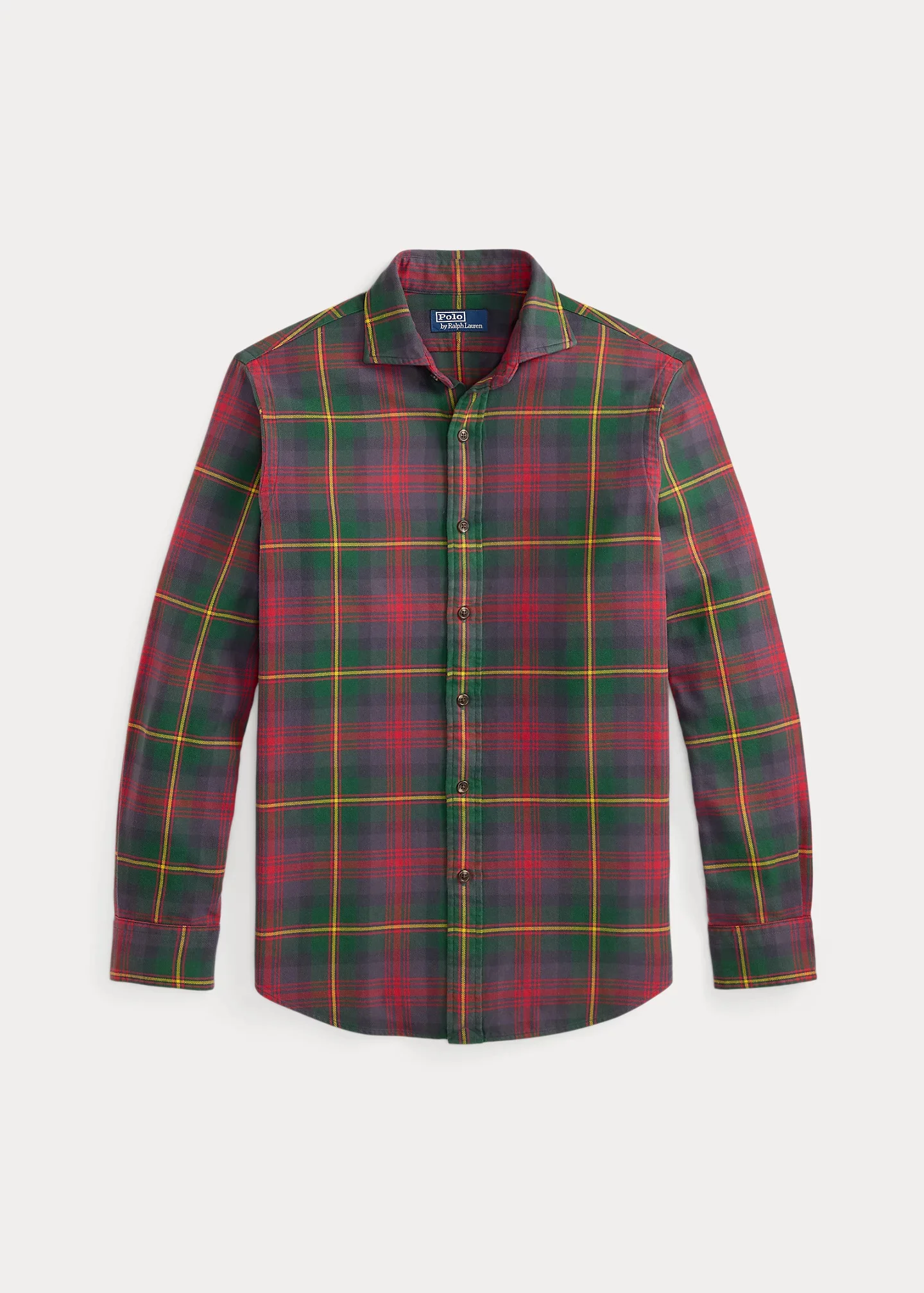 Classic Fit Plaid Flannel Shirt - 1