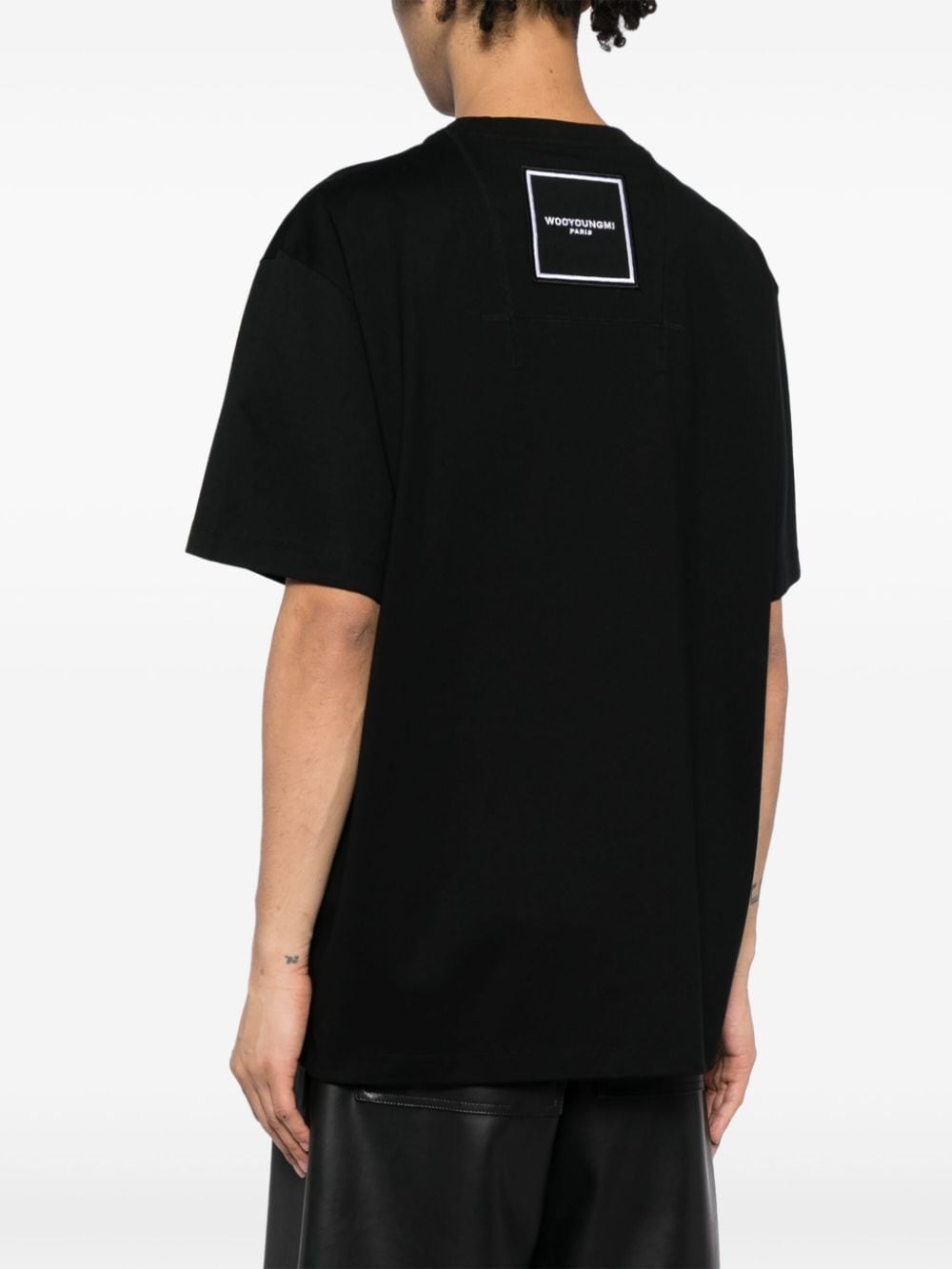 logo-print cotton T-shirt - 8