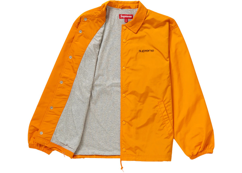 Supreme Supreme NYC Coaches Jacket Orange outlook
