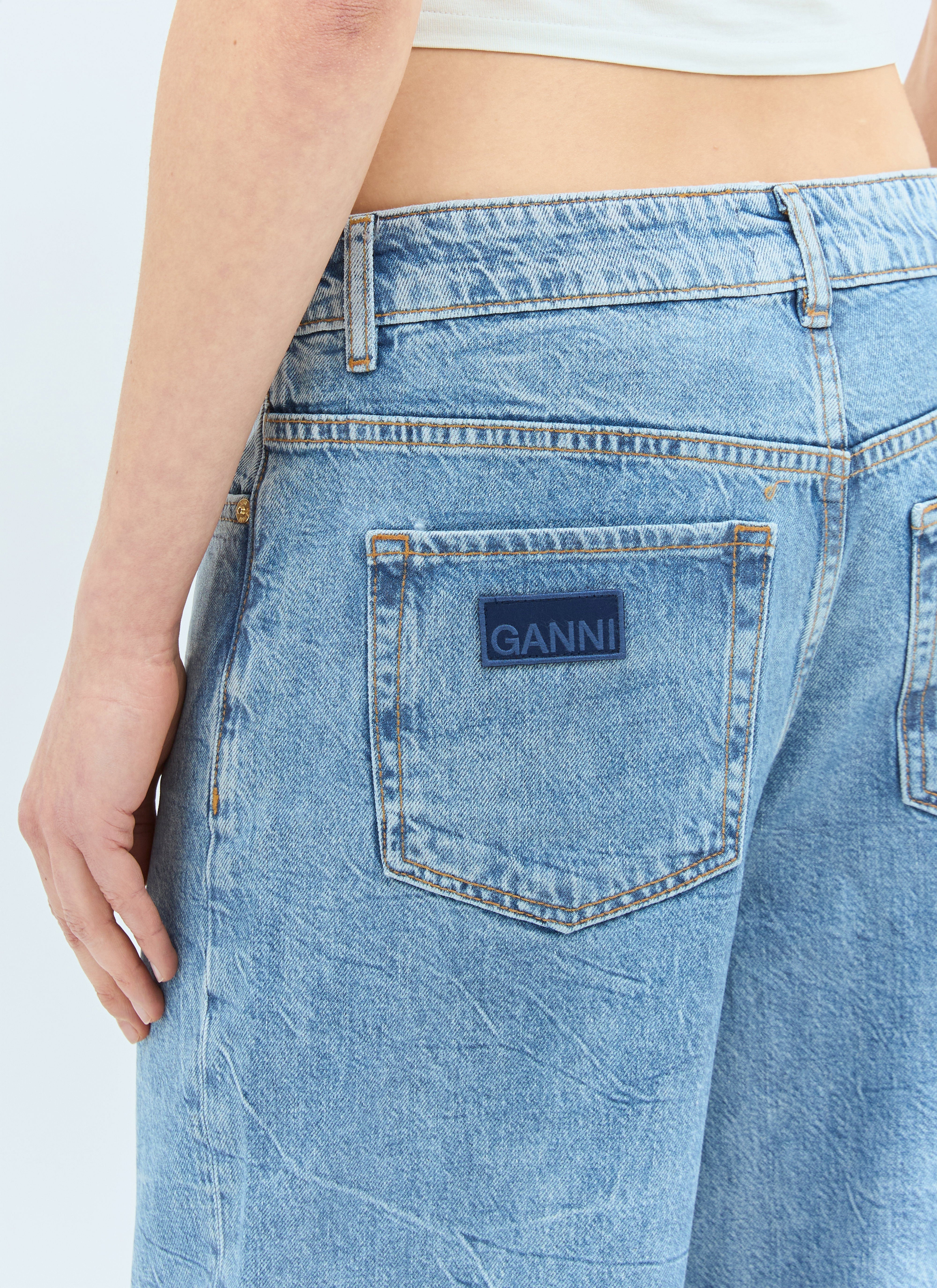 Ganni Women Foil Izey Jeans - 6
