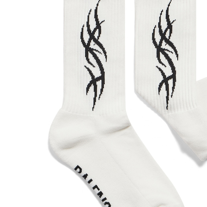 BALENCIAGA Women's Tacky Socks in Black/white outlook