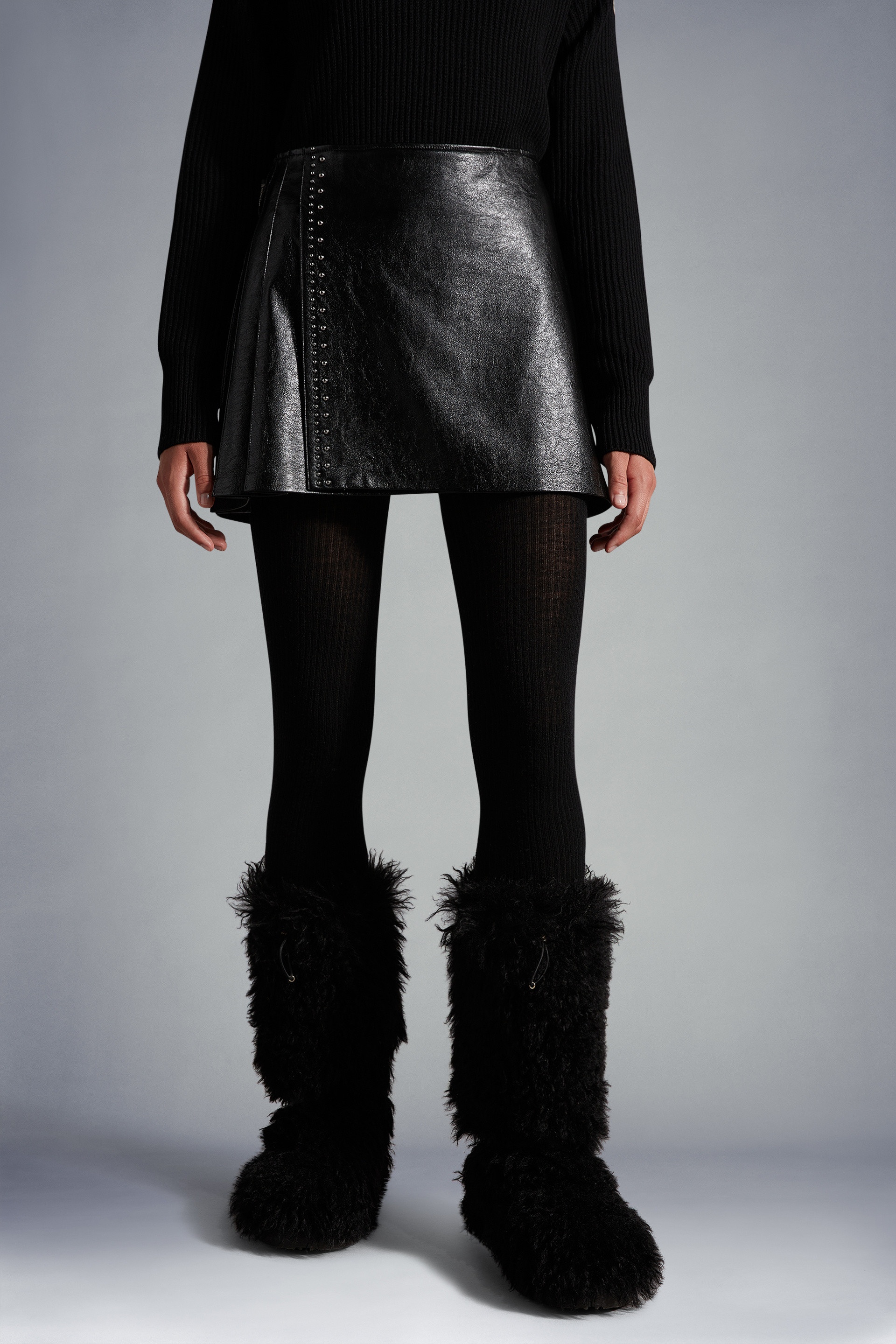 Faux Leather Skirt - 3