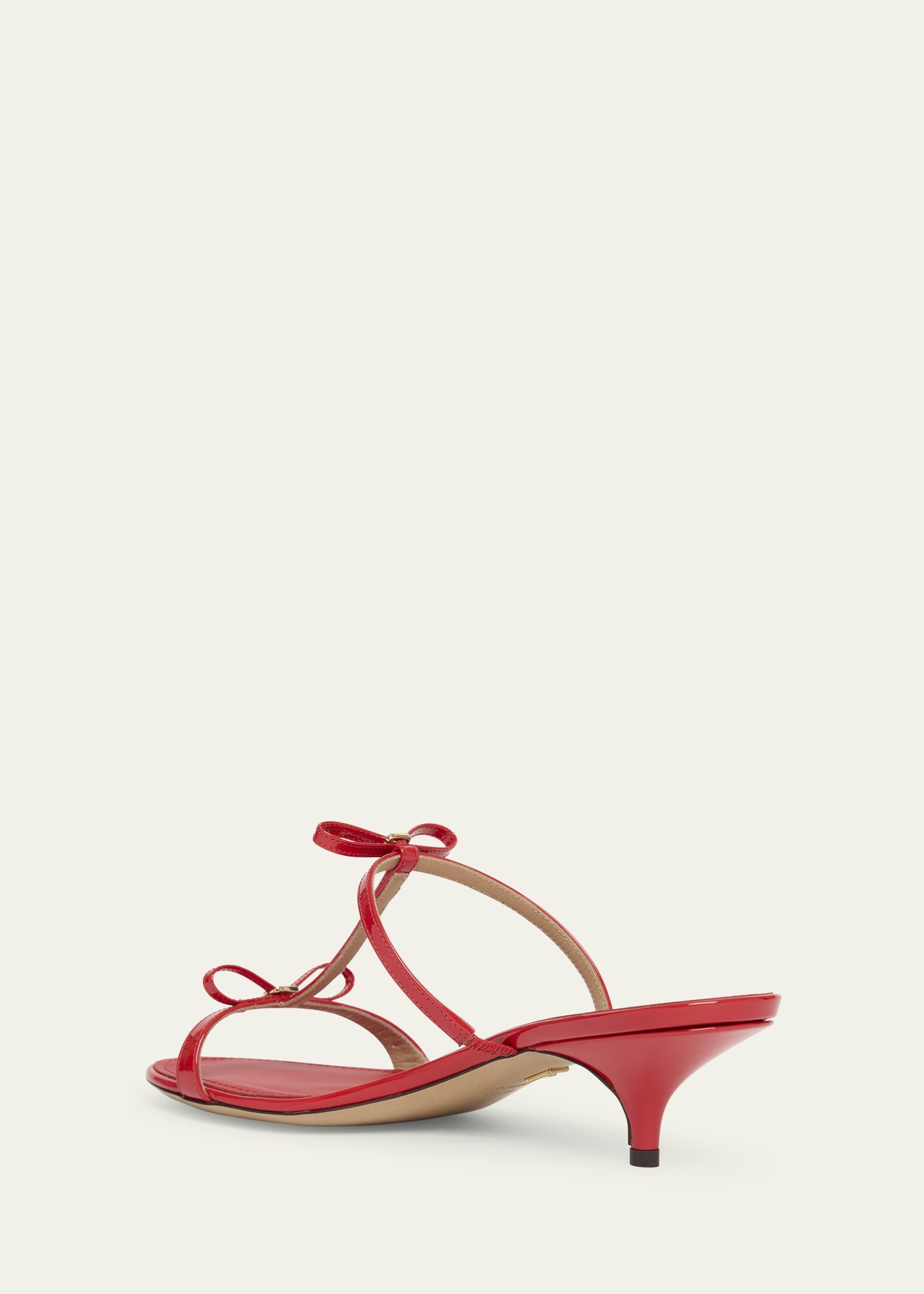 Abili Patent T-Strap Slide Sandals - 4