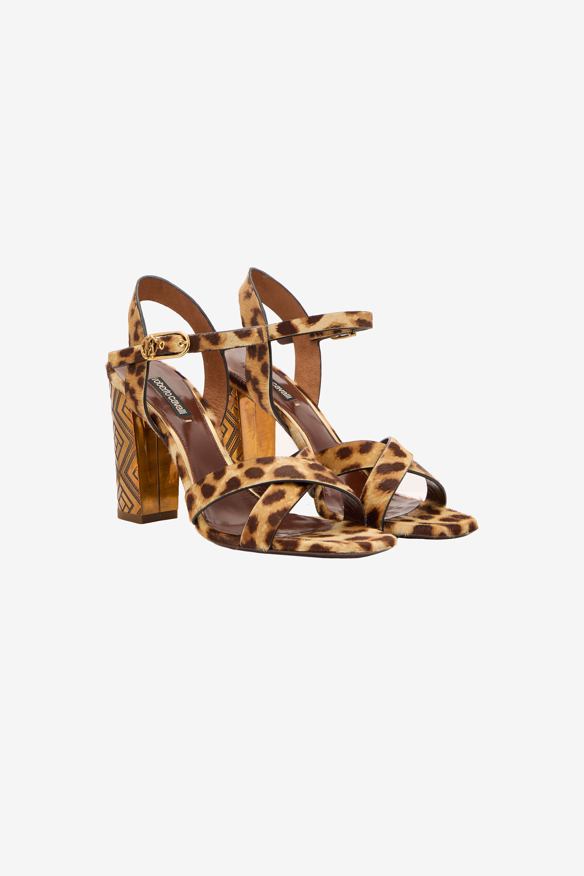 Hairy Cheetah Skin Sandals - 2