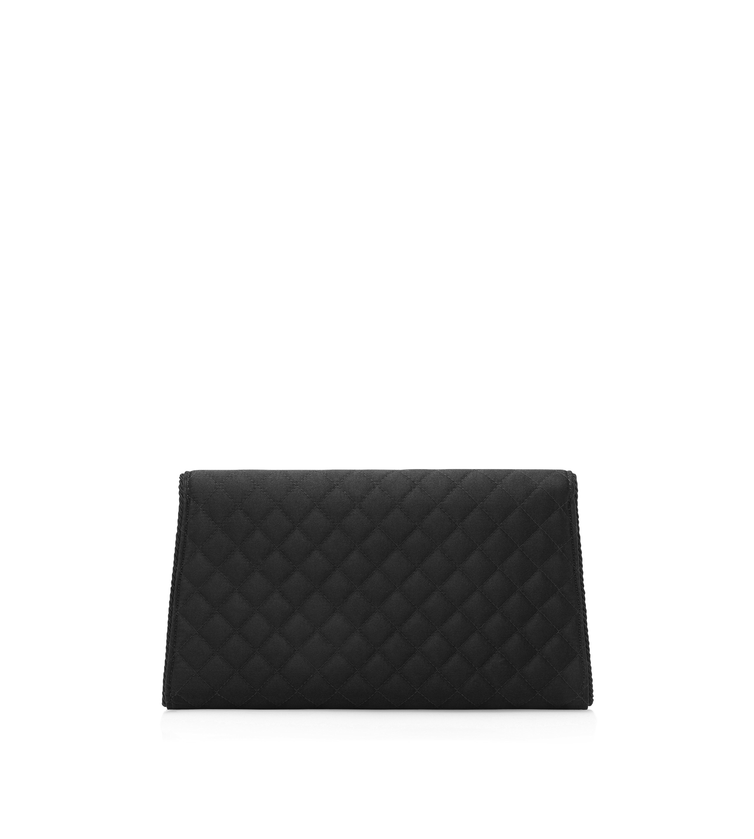 QUILTED SATIN NOBILE CLUTCH - 3
