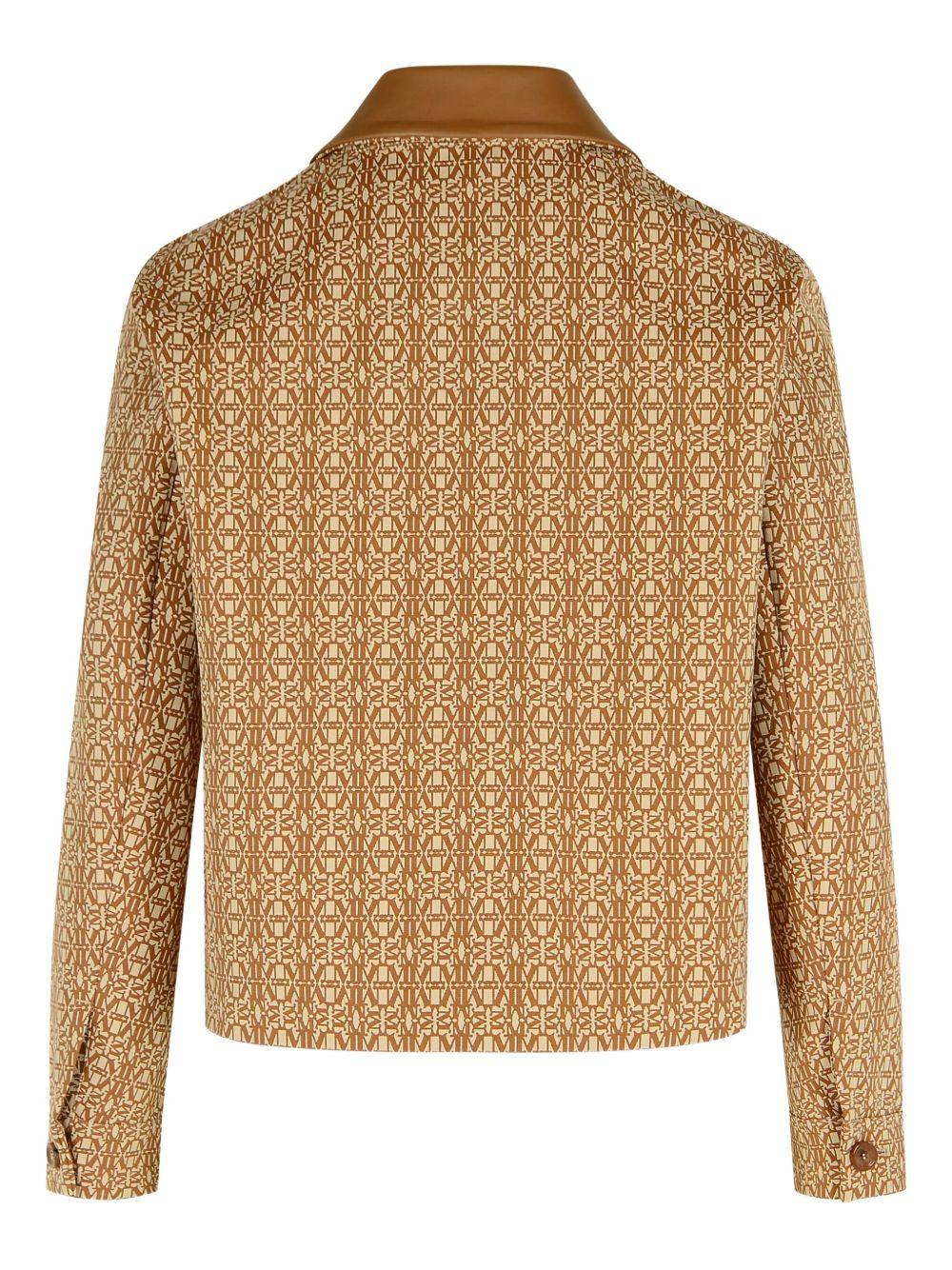 jacquard cotton jacket - 2