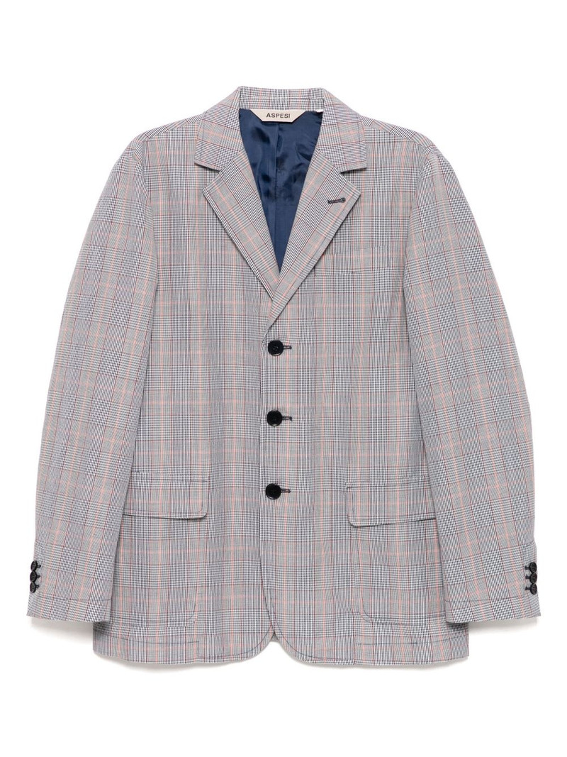 Glen-plaid blazer 1