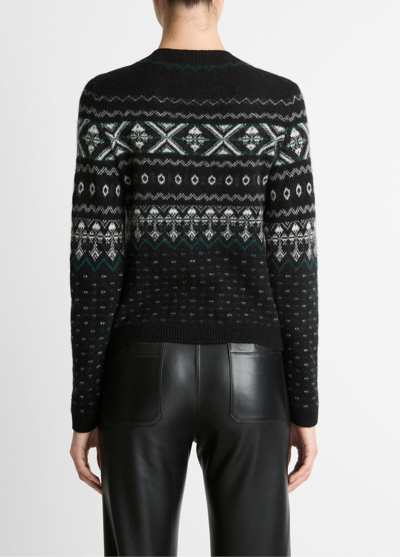 Vince Fair Isle Plush Cashmere Sweater outlook