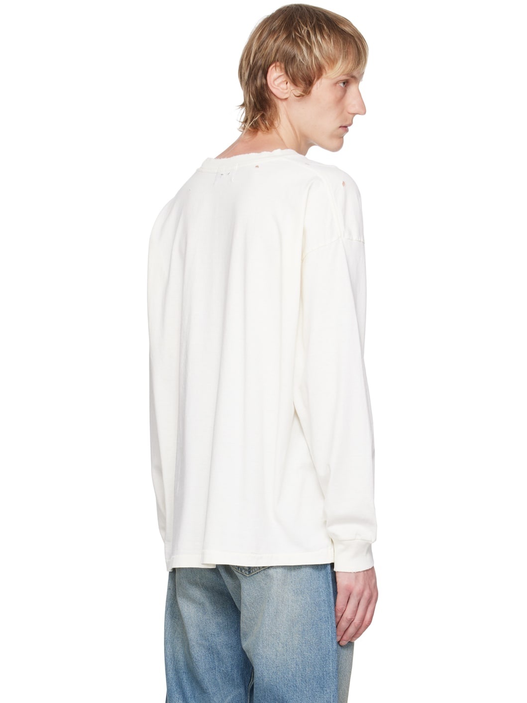 Off-White Pocket Long Sleeve T-Shirt - 3