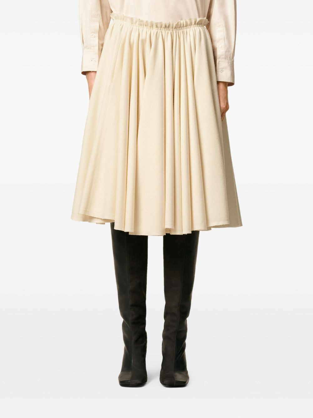 Corolla wool midi skirt - 5