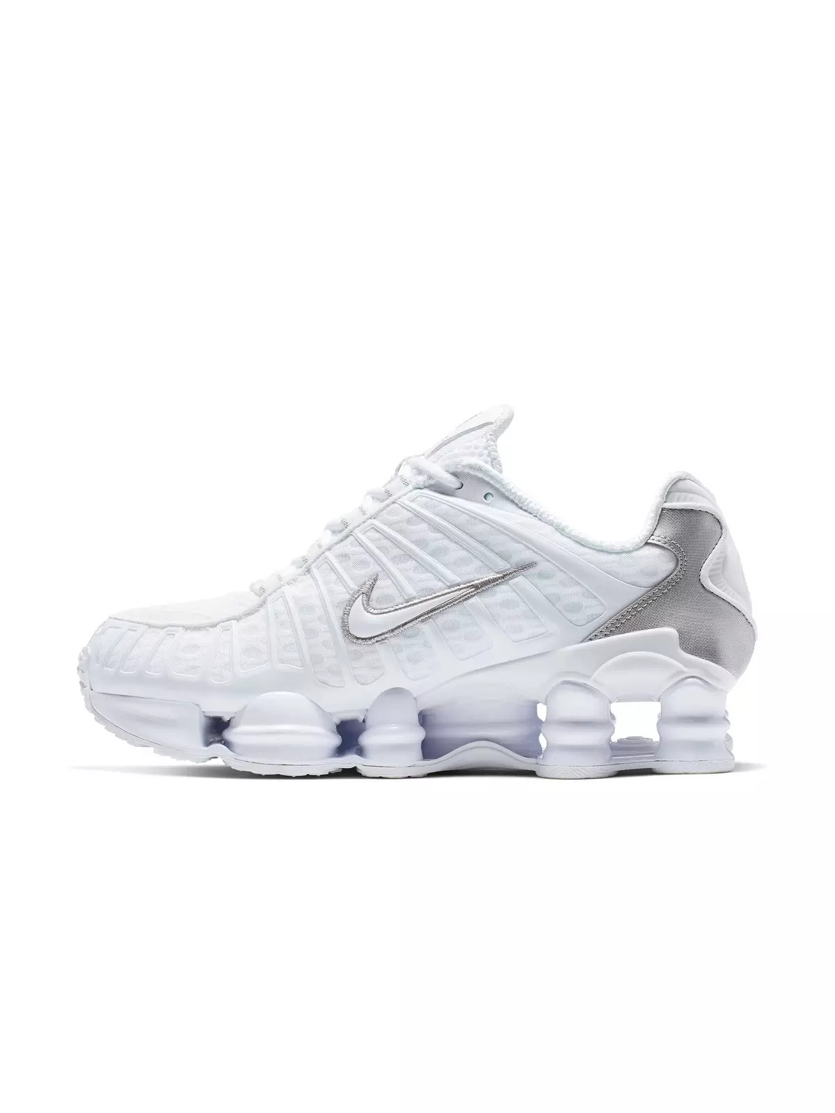 Shox TL "White/Metallic Silver/Max Orange" Women's Shoe - 4