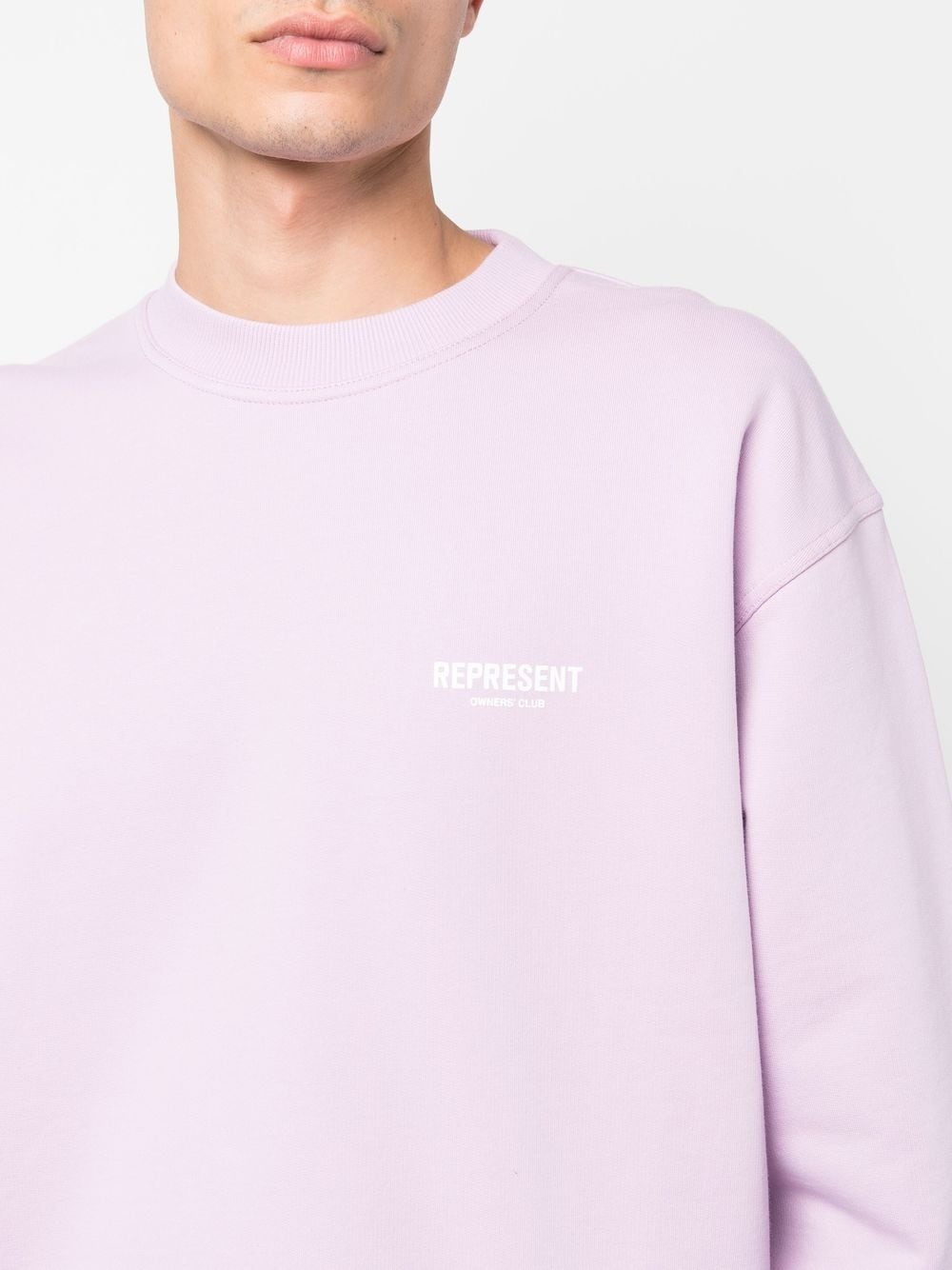 logo-print oversize jumper - 5