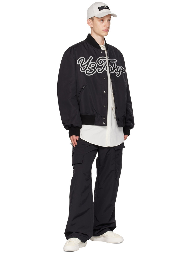 Y-3 Black Team Bomber Jacket outlook