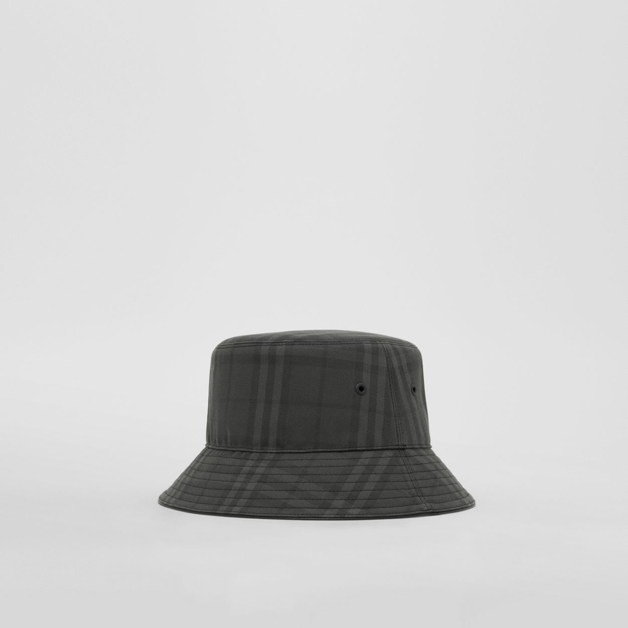 Vintage Check Cotton Bucket Hat - 2
