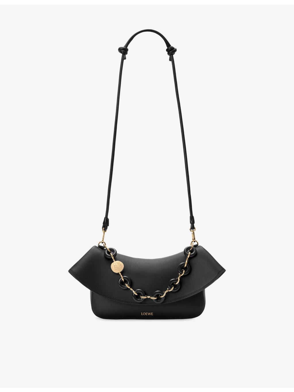 Medium Ola Leather Shoulder Bag - 7