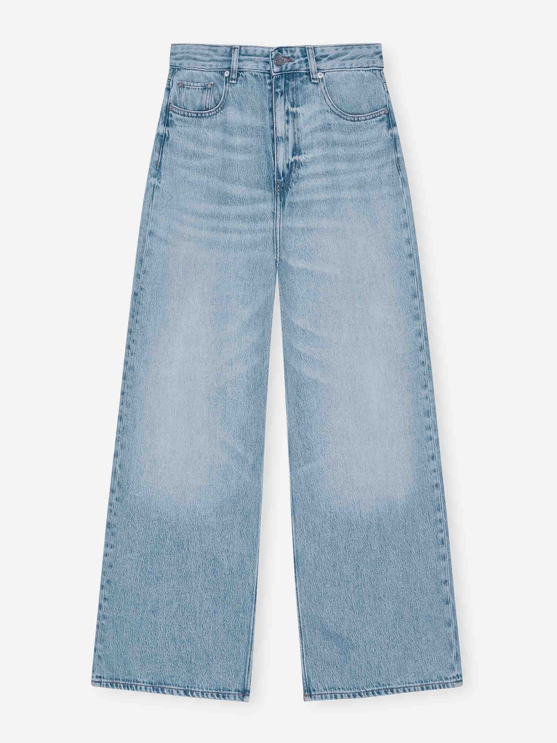 GANNI LIGHT BLUE BAGGY JEANS | santaeulalia | REVERSIBLE