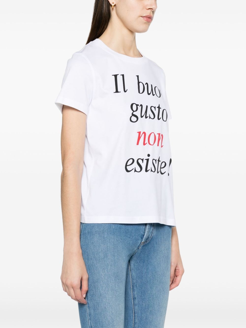 slogan-print organic-cotton T-shirt - 3
