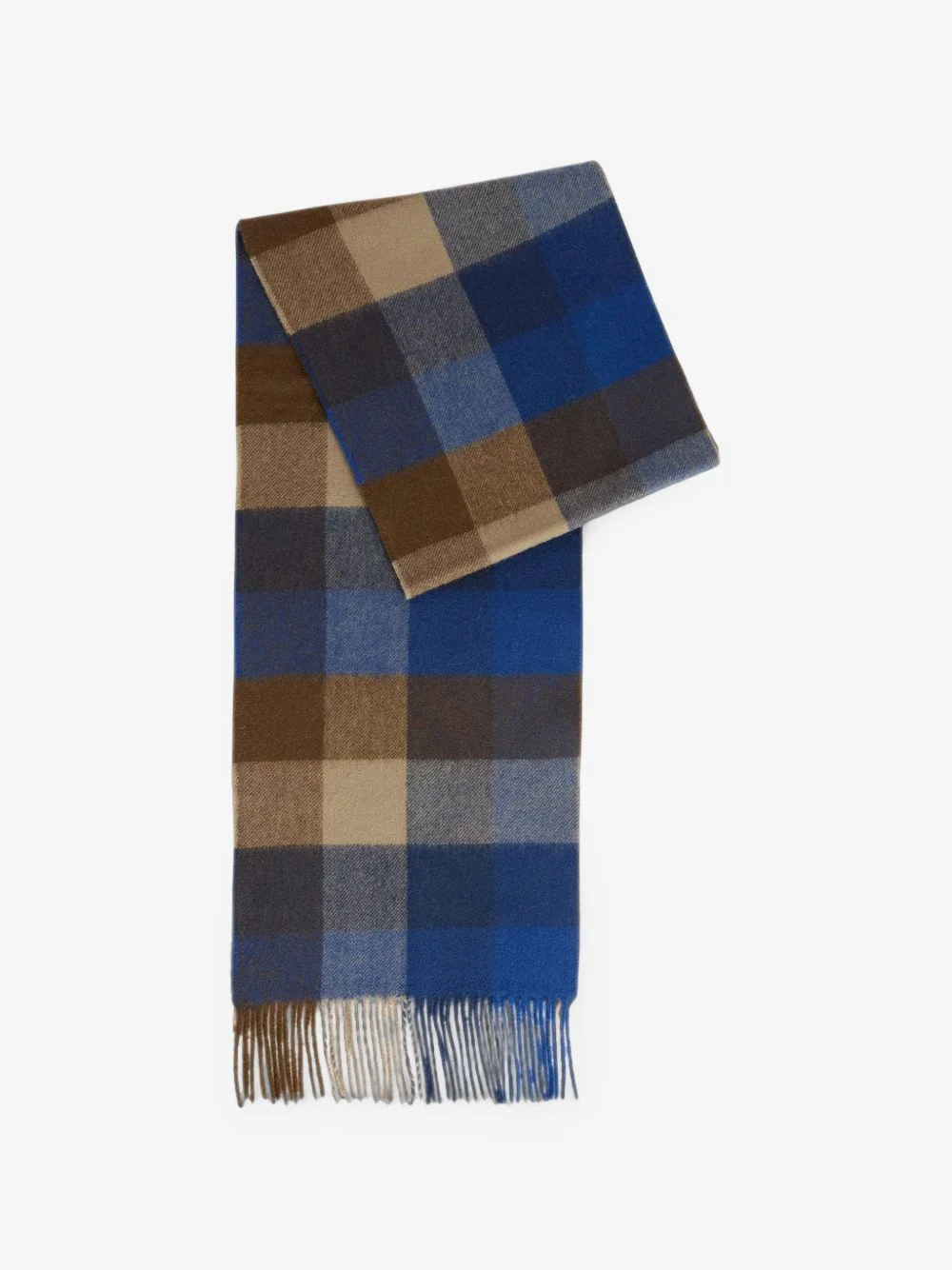large check-pattern scarf - 1