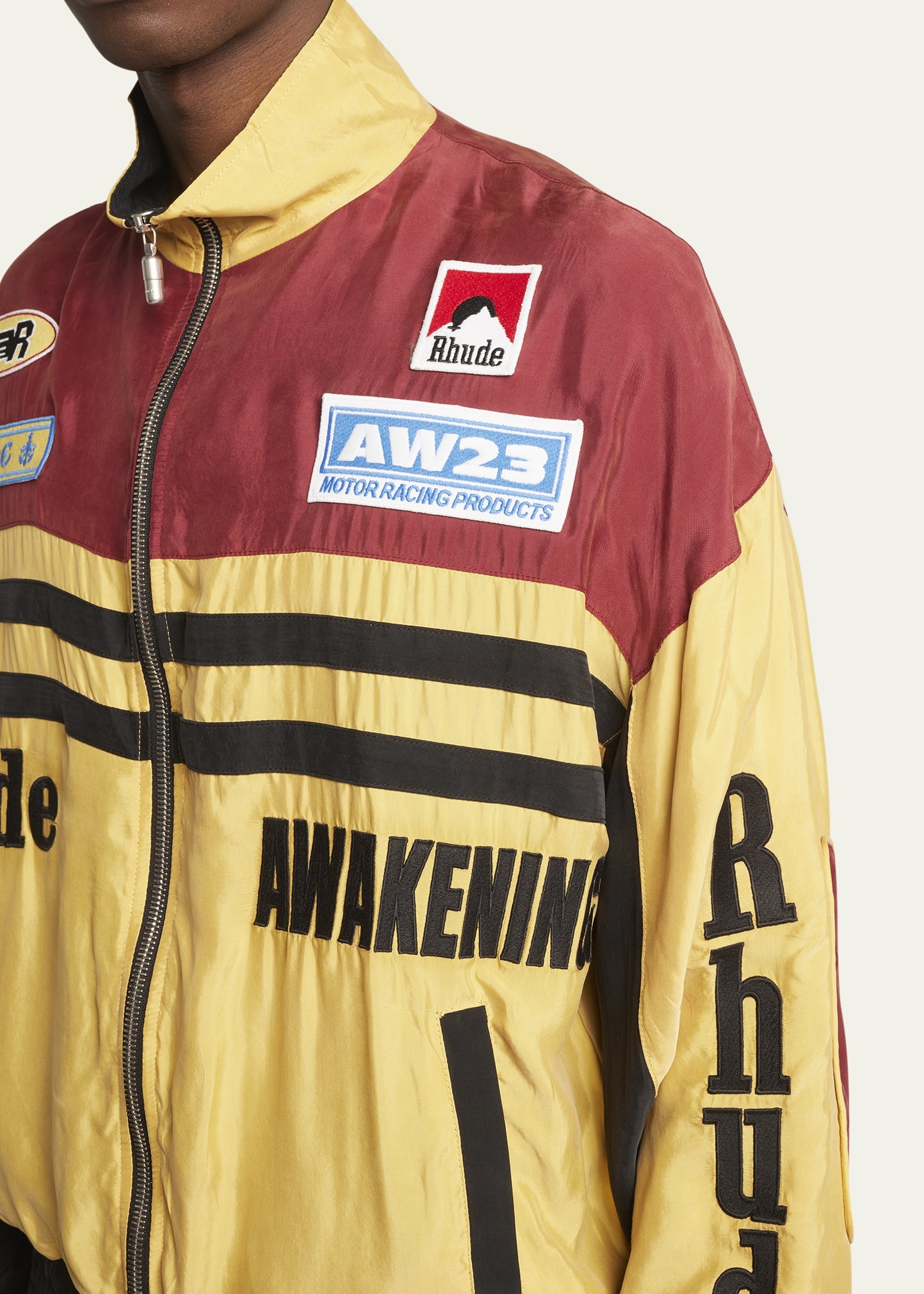 Men's Nylon Rally Racing Jacket - 5