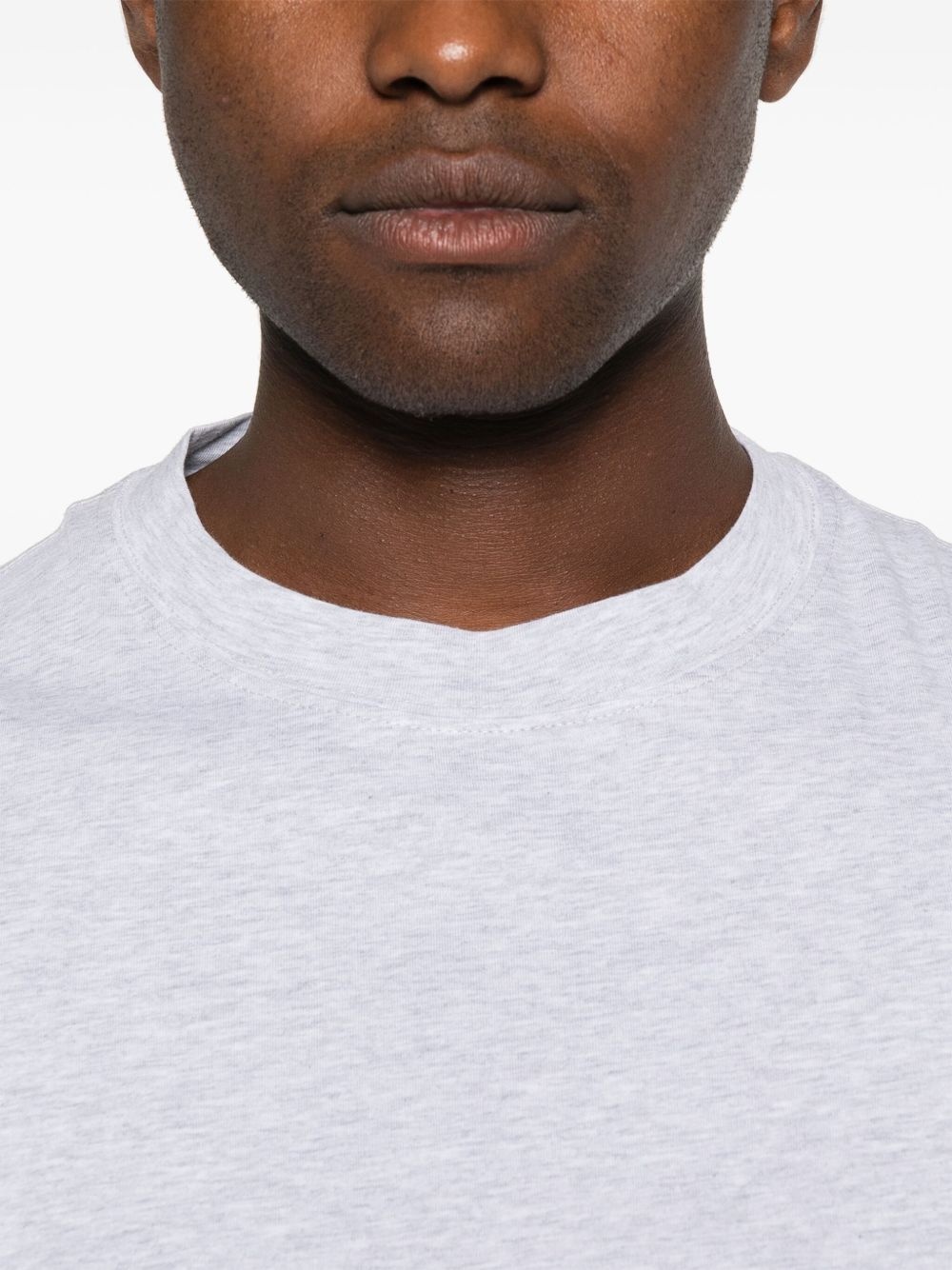 mélange-effect T-shirt - 4