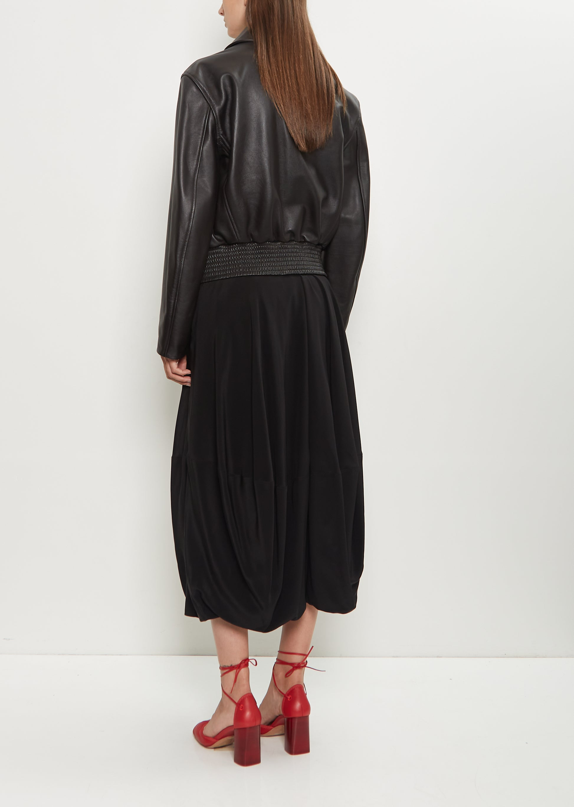Boxy Leather Blouson - 3