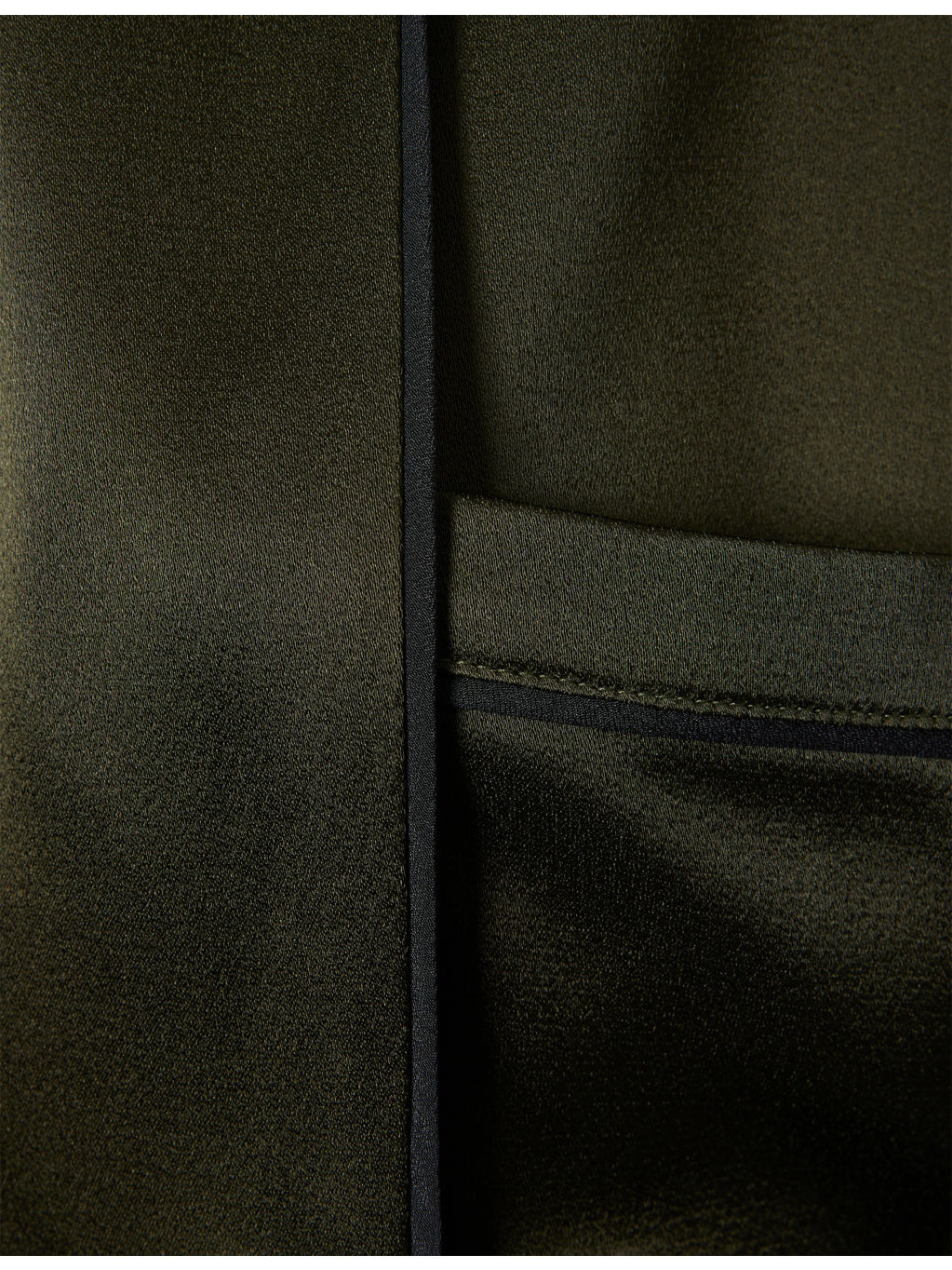 Wrap Shawl-Collar Woven Gown - 7