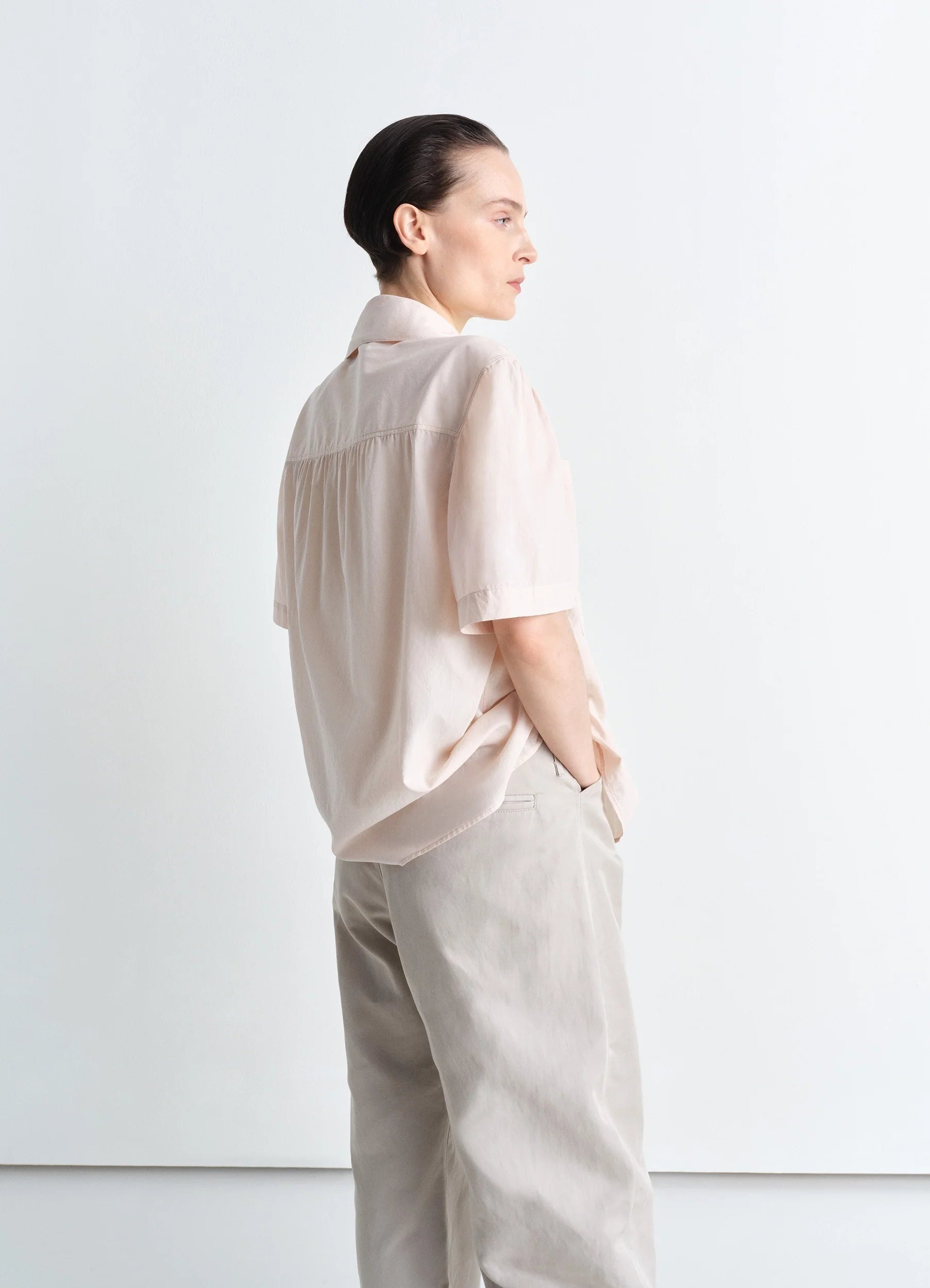 SHORT SLEEVE SHIRT WITH FOULARD - 2