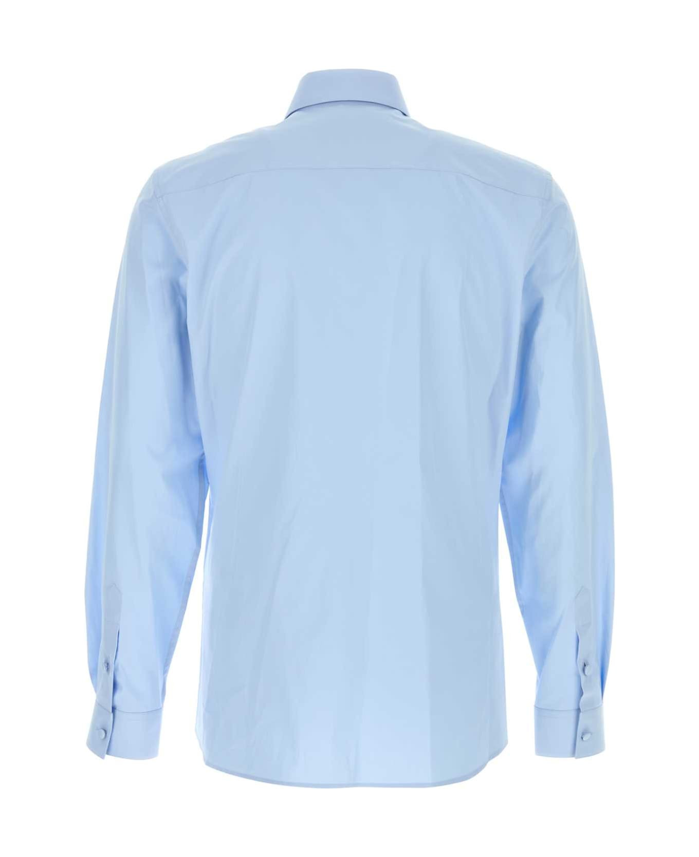 Light-blue Poplin Shirt - 2