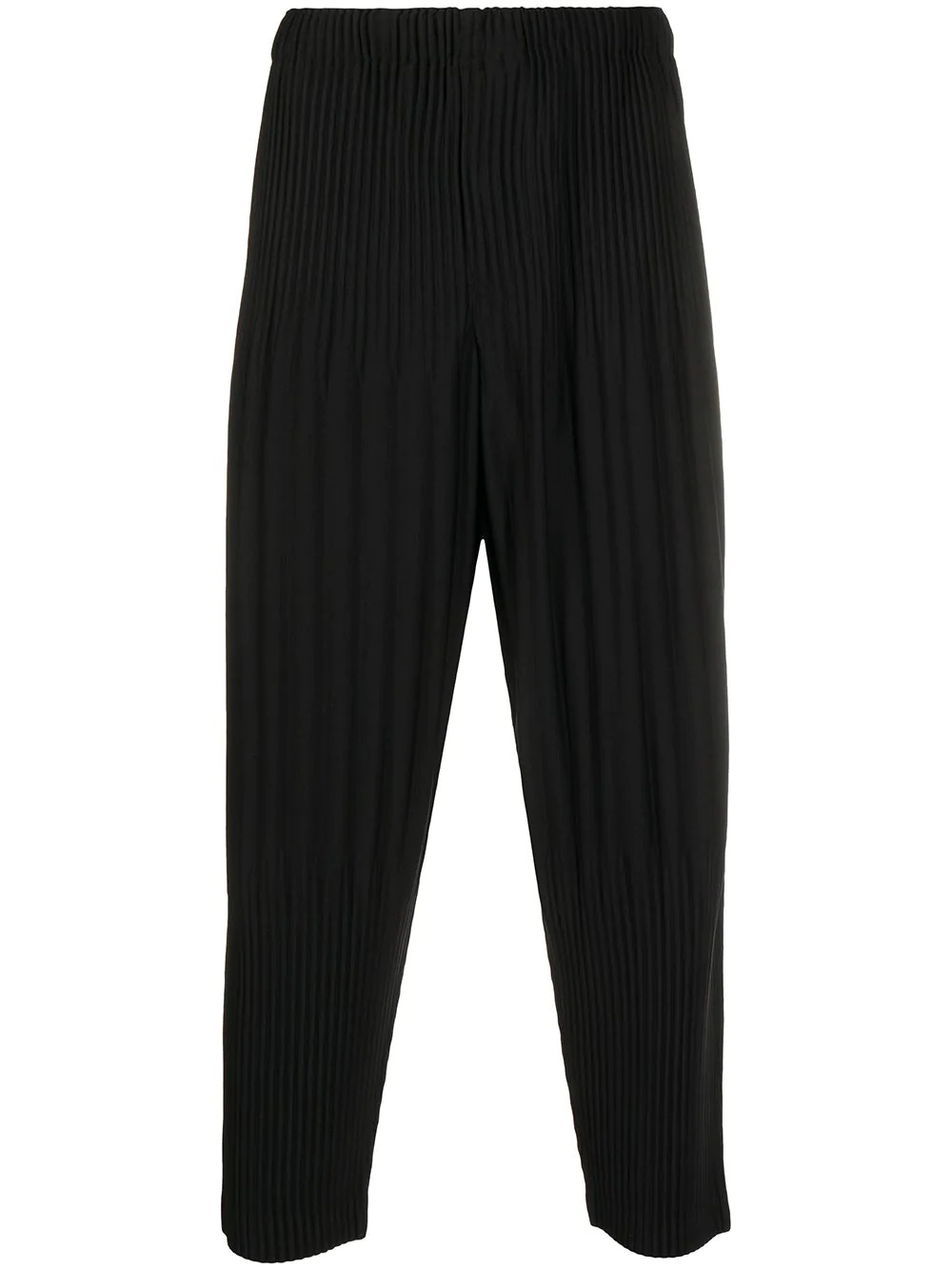 all-over pleated trousers - 1