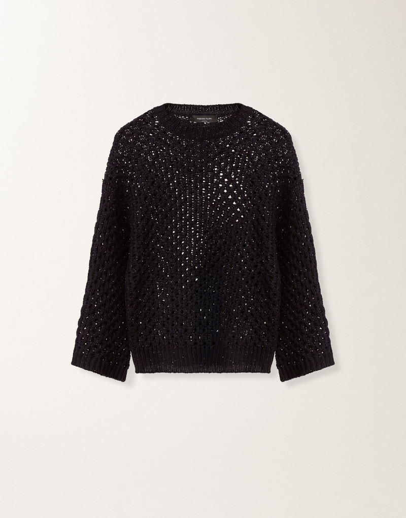 Cape in Platinum and micro sequins 1