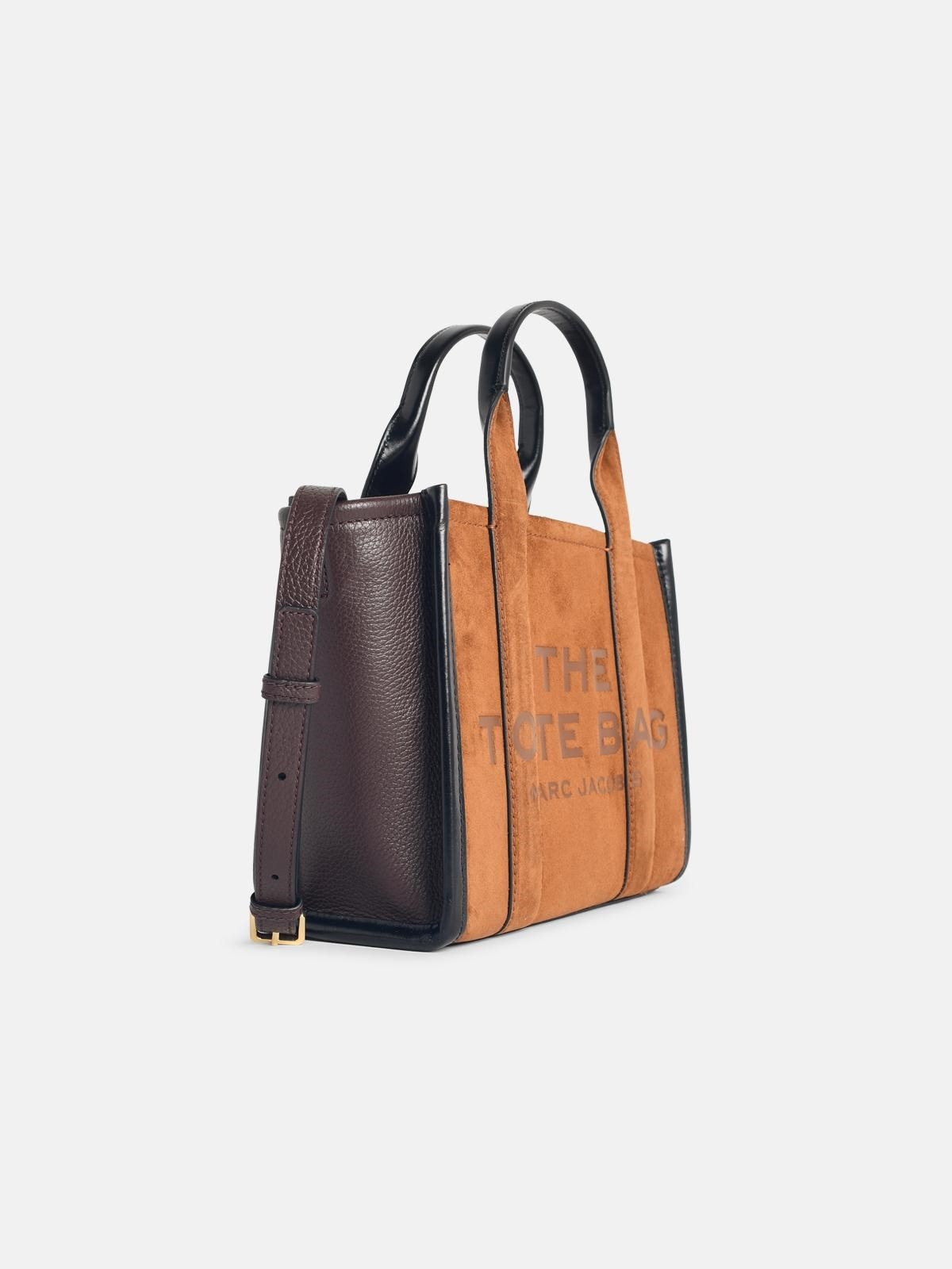 SMALL 'TOTE' COPPER SUEDE BAG - 2