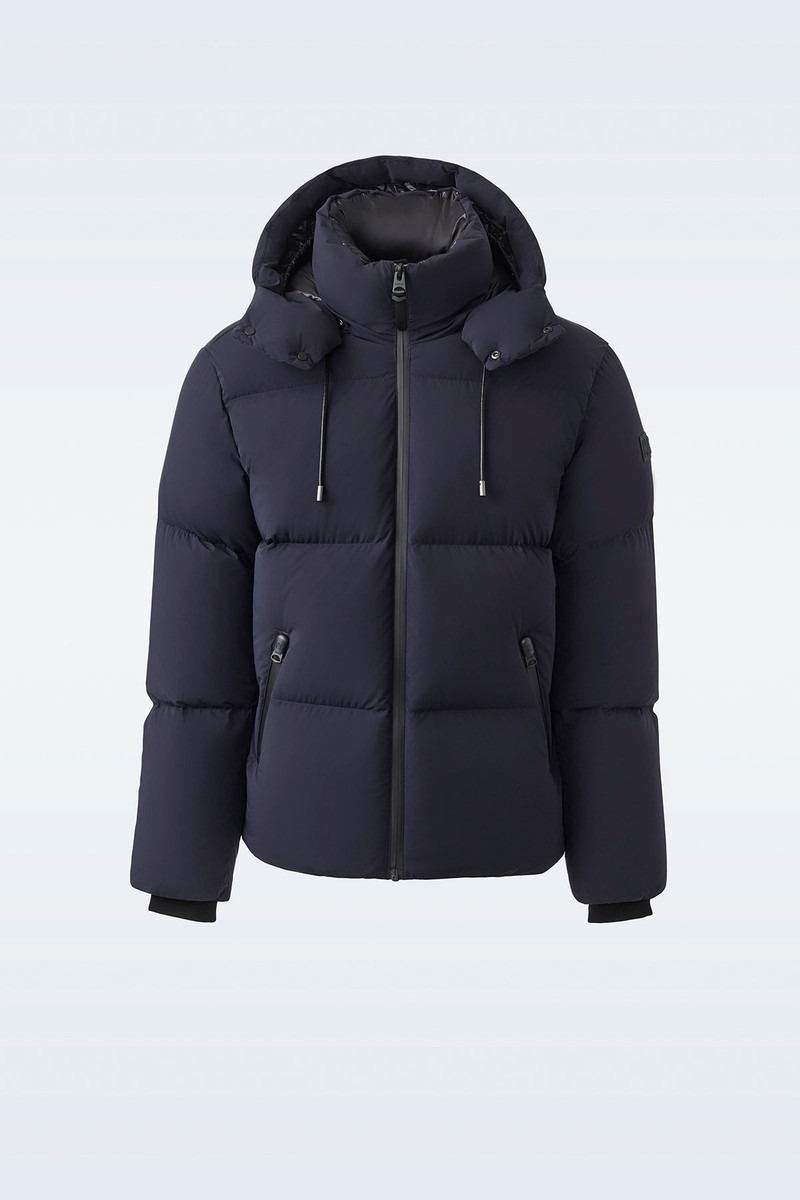 KENT Stretch matt down jacket with hood 1