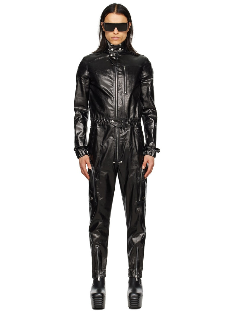 Black Bauhaus Denim Flightsuit 1