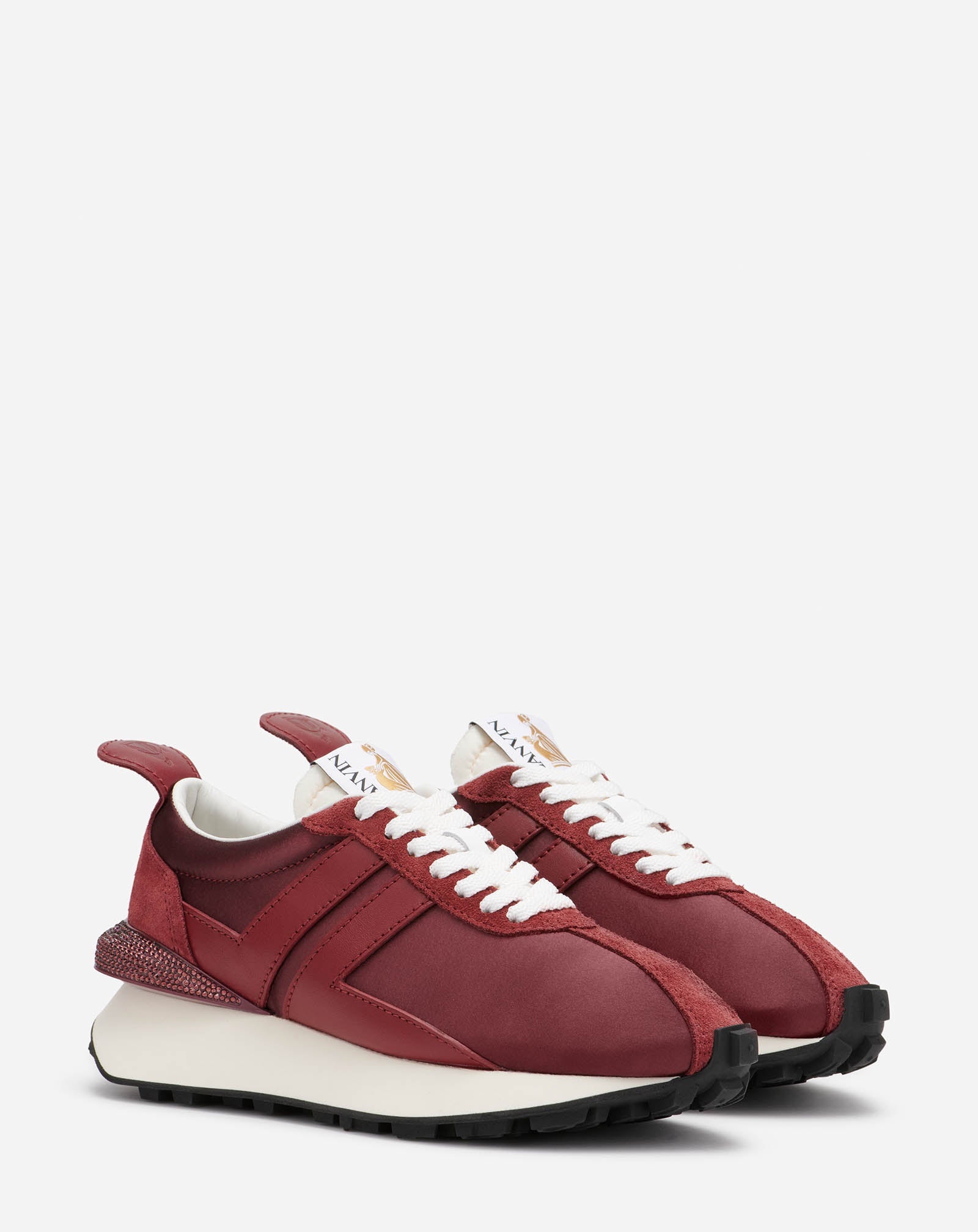 BUMPR SNEAKERS IN SATIN AND RHINESTONES - 2
