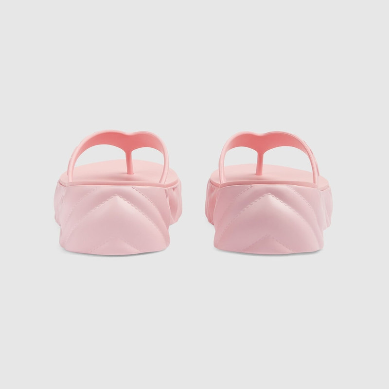 GUCCI Women's thong platform sandal outlook