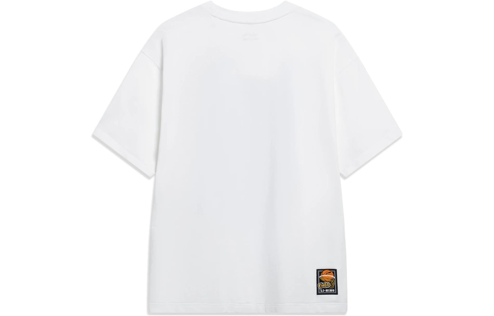 Li-Ning Hoops Comic Graphic T-shirt 'White' AHSUD81-1 - 2