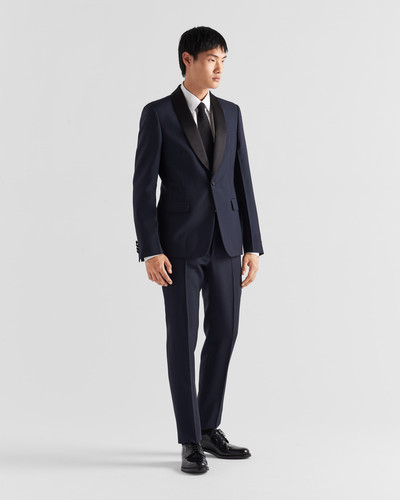 Prada Single-breasted wool and mohair tuxedo outlook