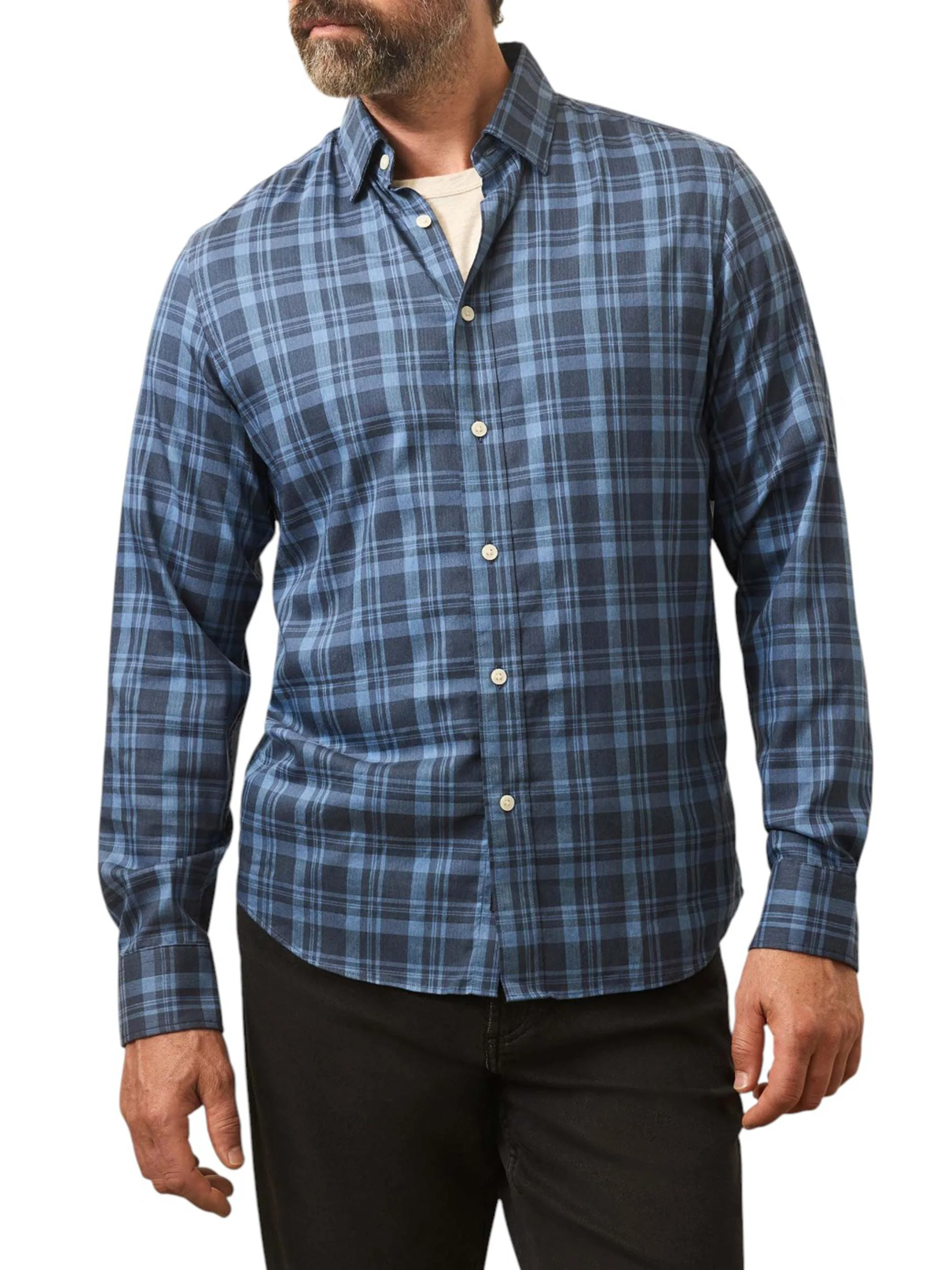 Men's The Movement Button-Front Shirt - North Twilight Plaid - 1