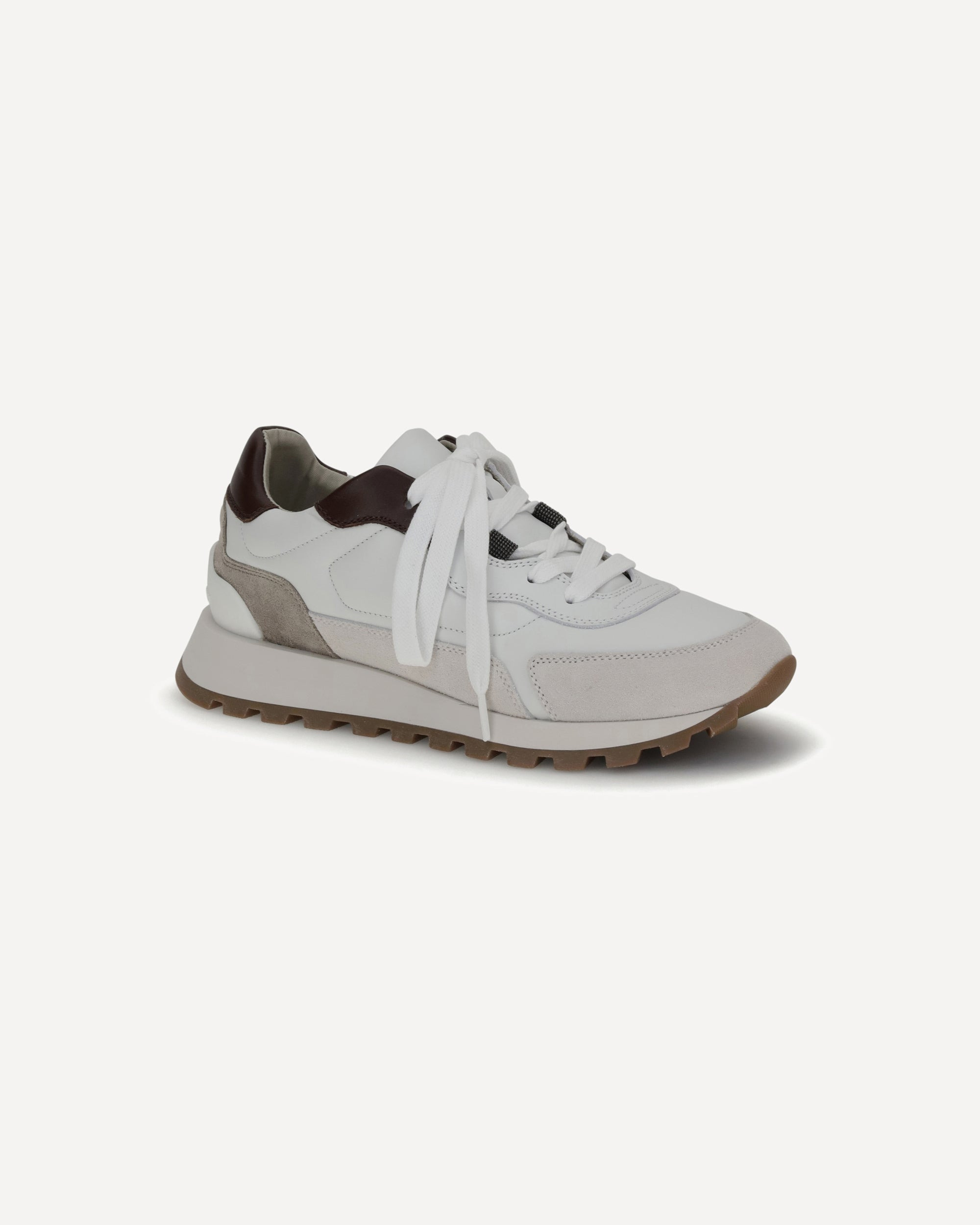 Leather Sneakers with shiny details - 2