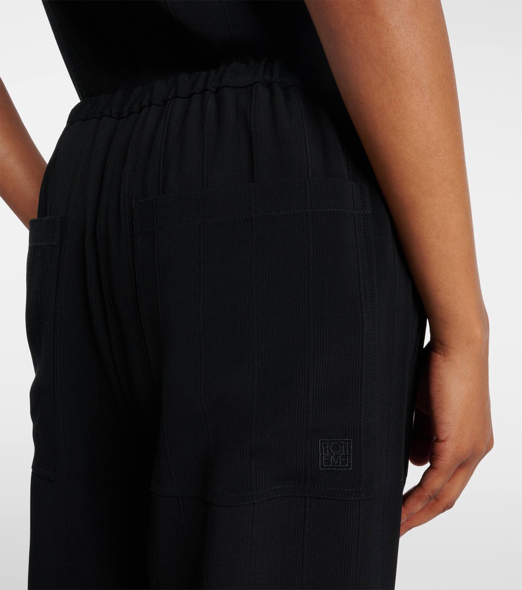 Striped wide-leg pants - 6