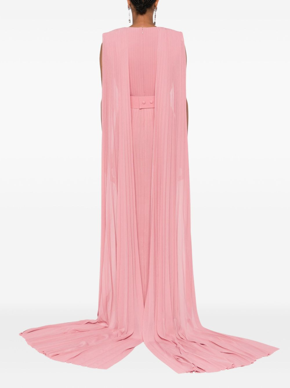 Tavia pleated belted maxi dress - 4