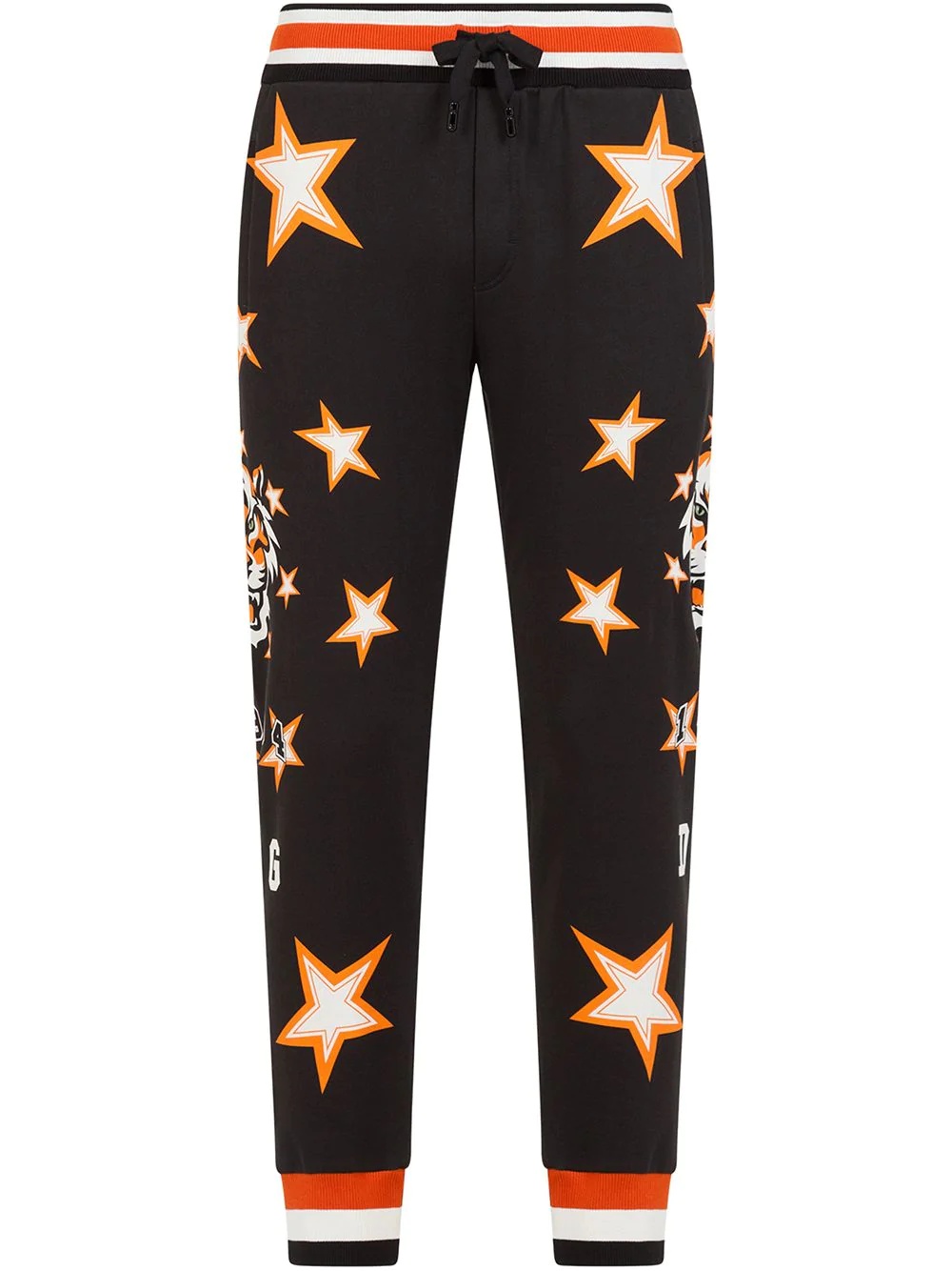 star-print track pants - 1