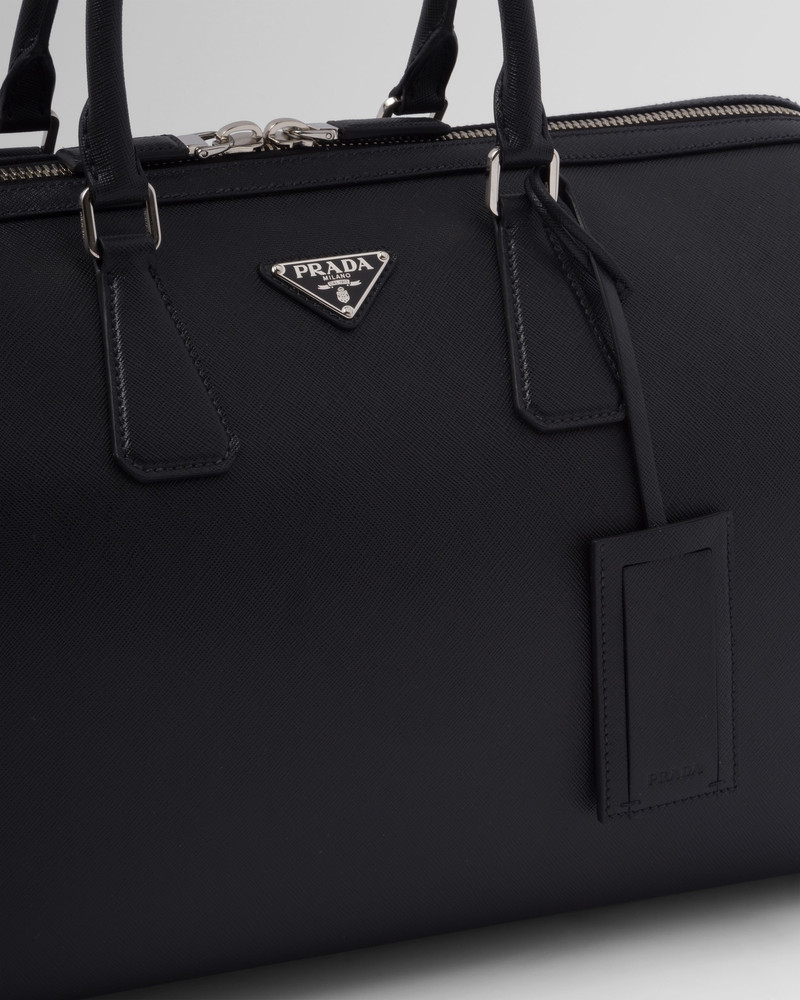 Saffiano leather travel bag 6