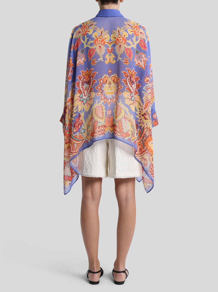 PONCHO SHIRT WITH PRINT - 5